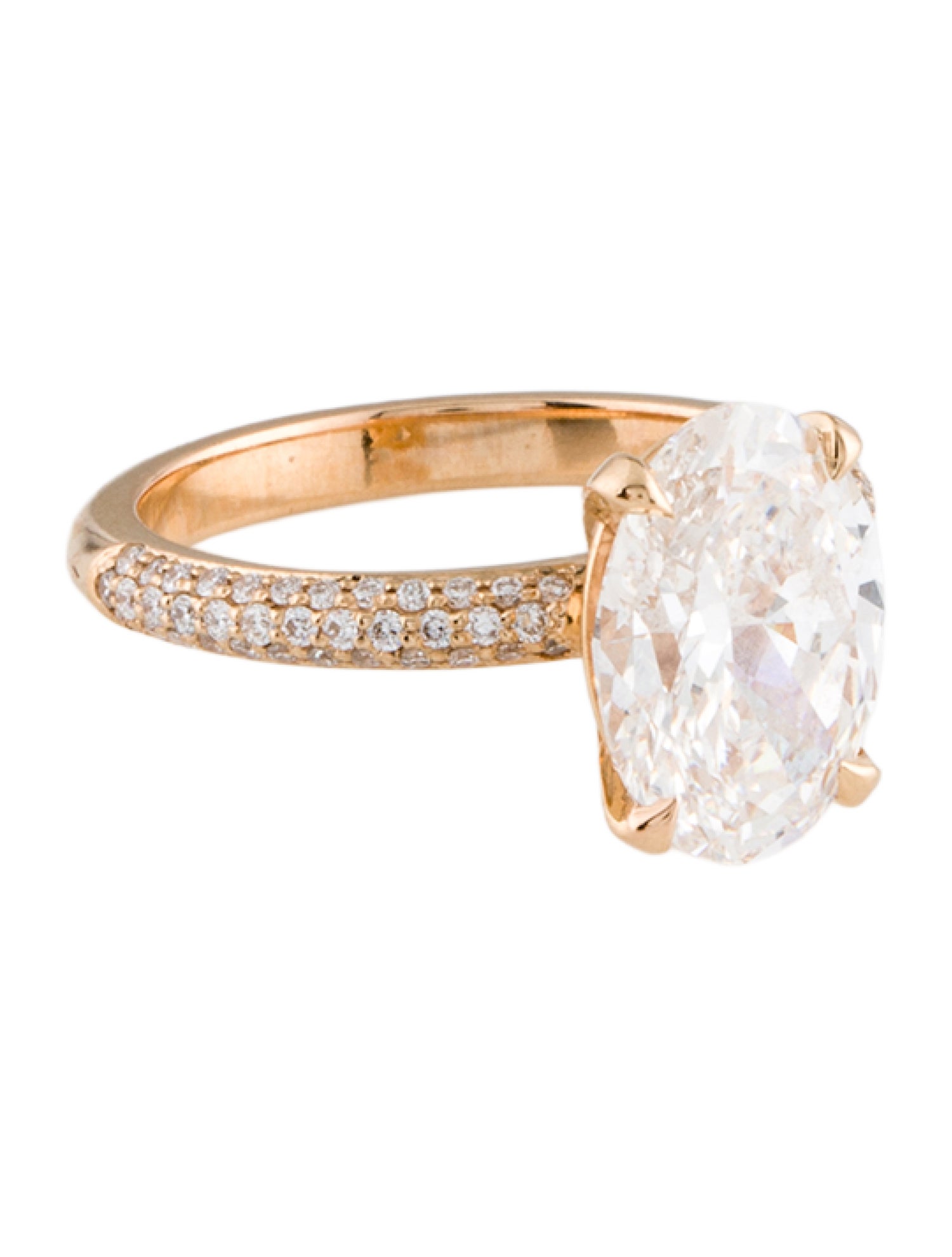 Ring 18K 2.31ct Lab-Grown Diamond Engagement