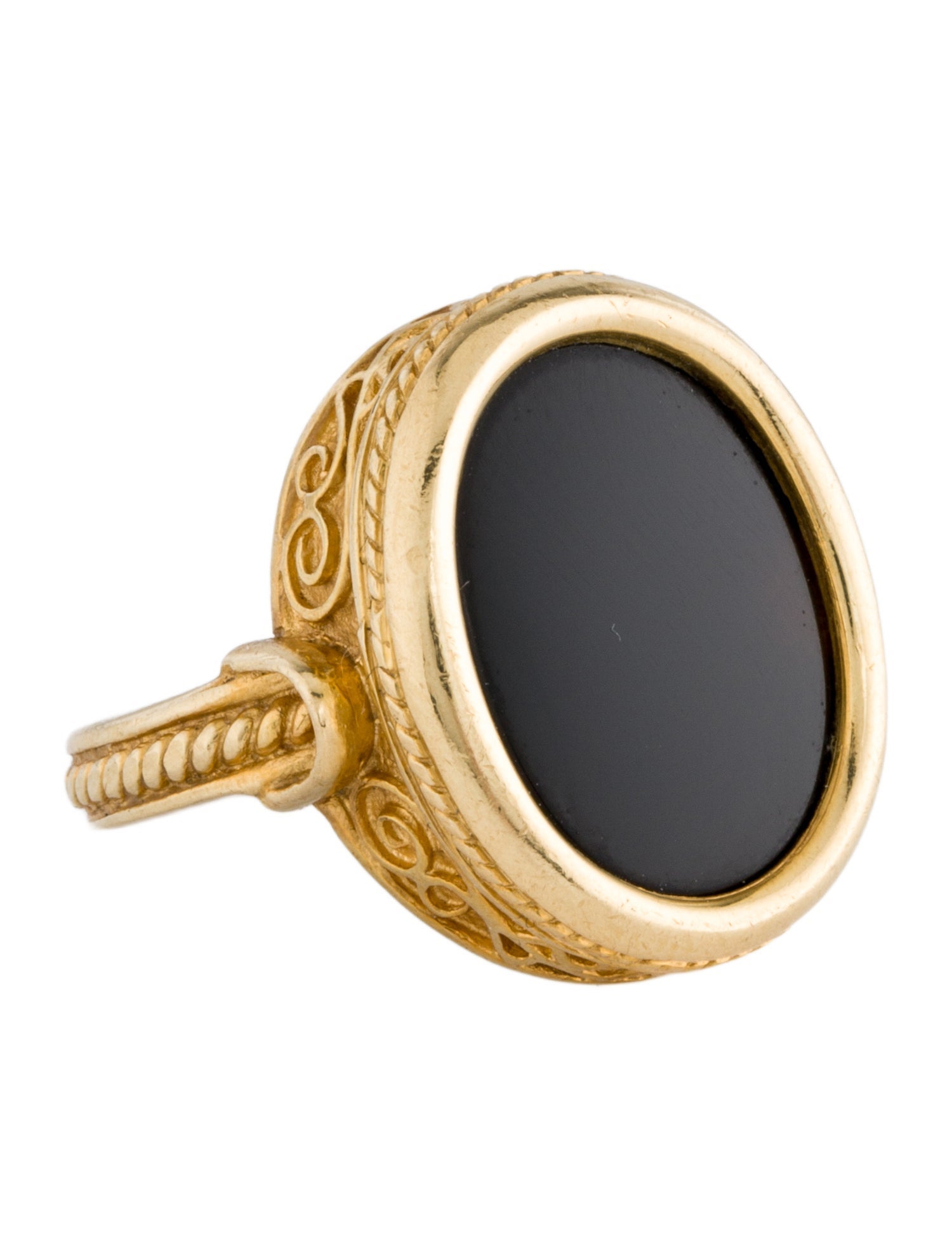 Ring 18K Onyx Cocktail