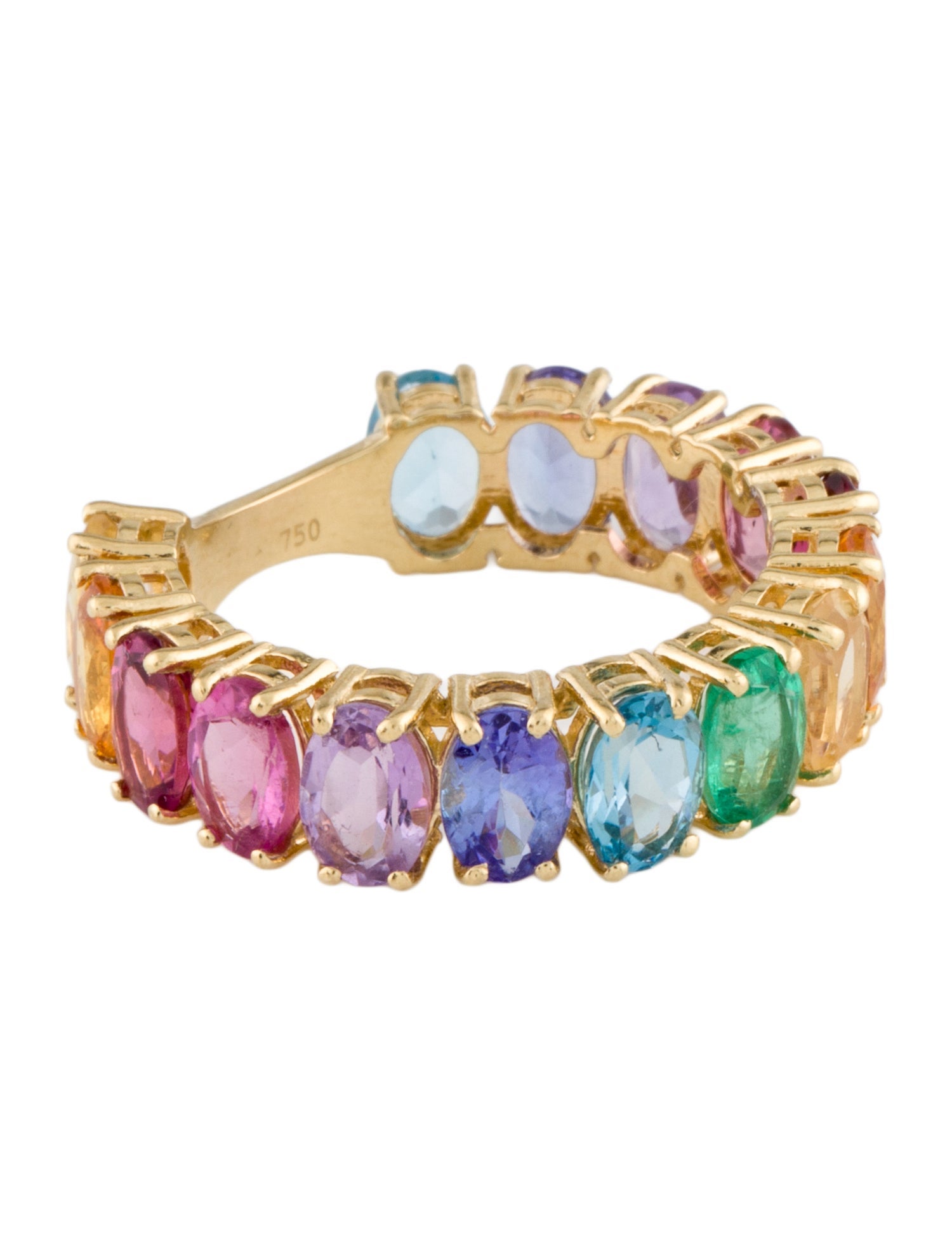 Ring 18K Multistone Band