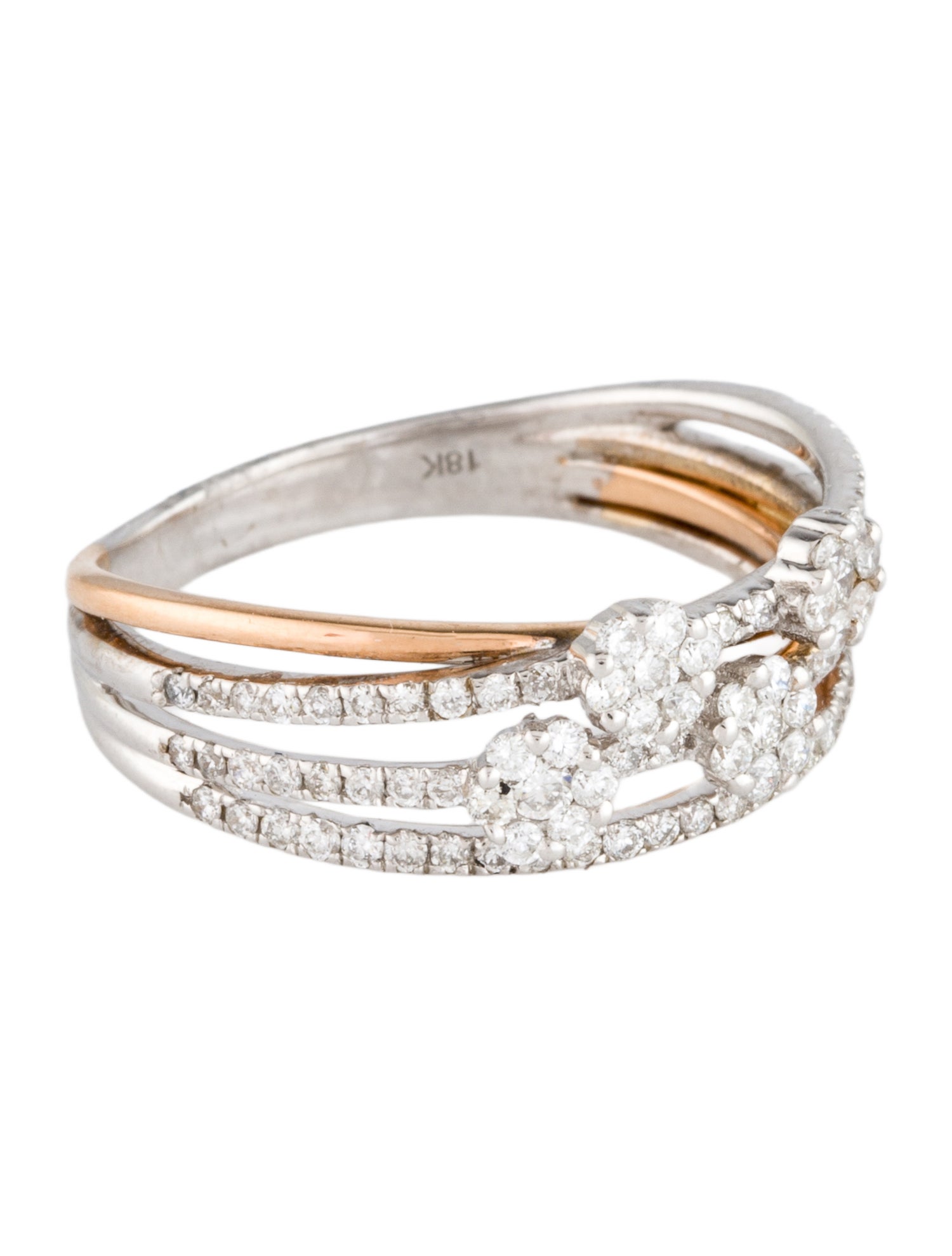 Ring 18K Diamond Cocktail