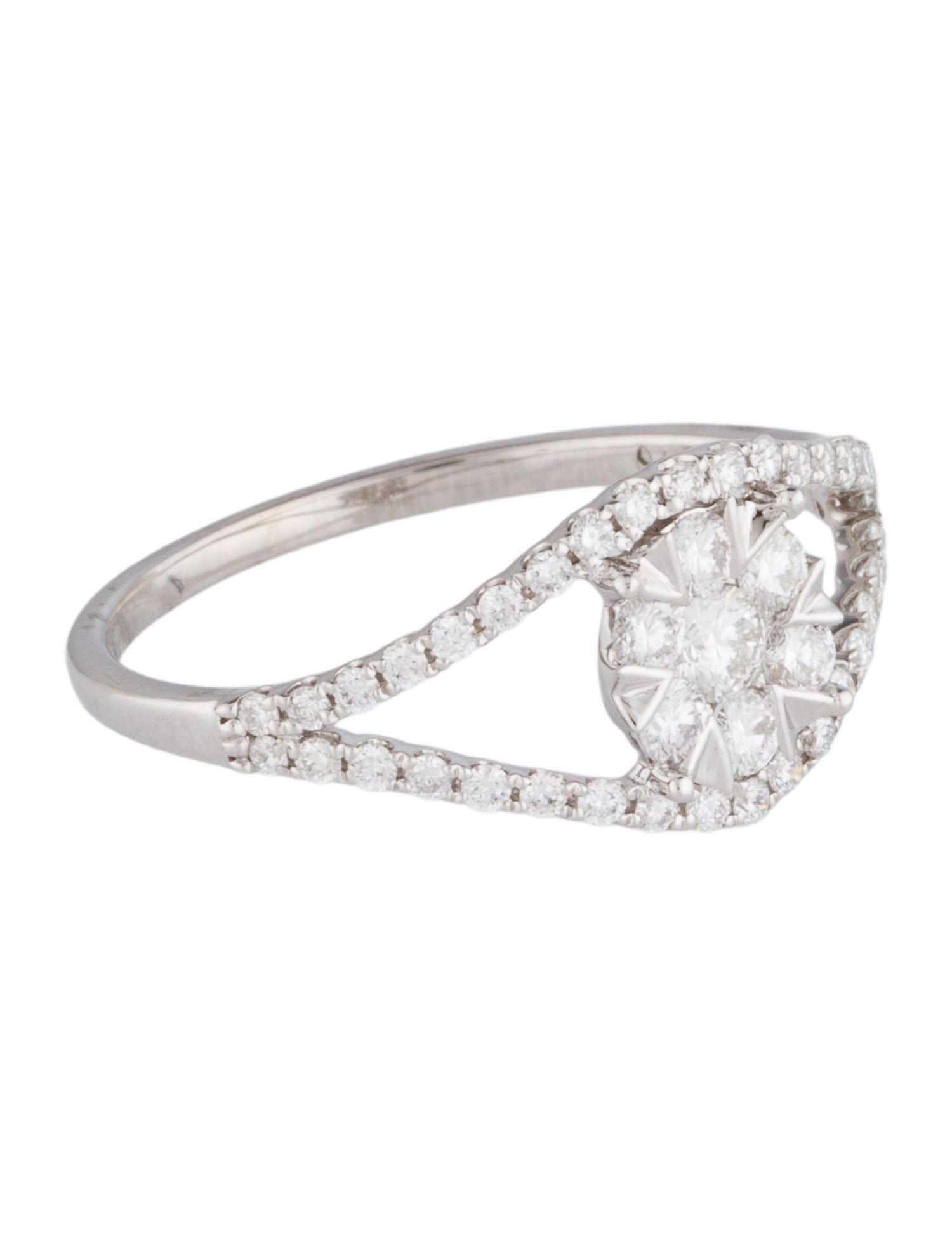 Ring 18K Diamond Cocktail