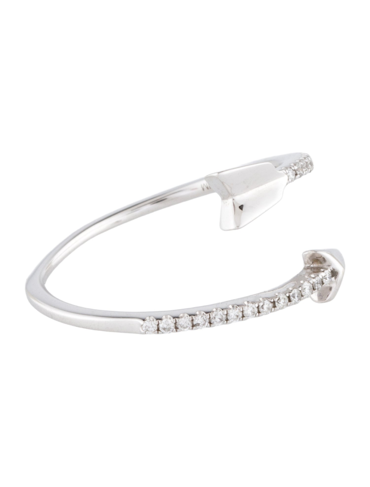 Ring 14K Diamond Arrow Band