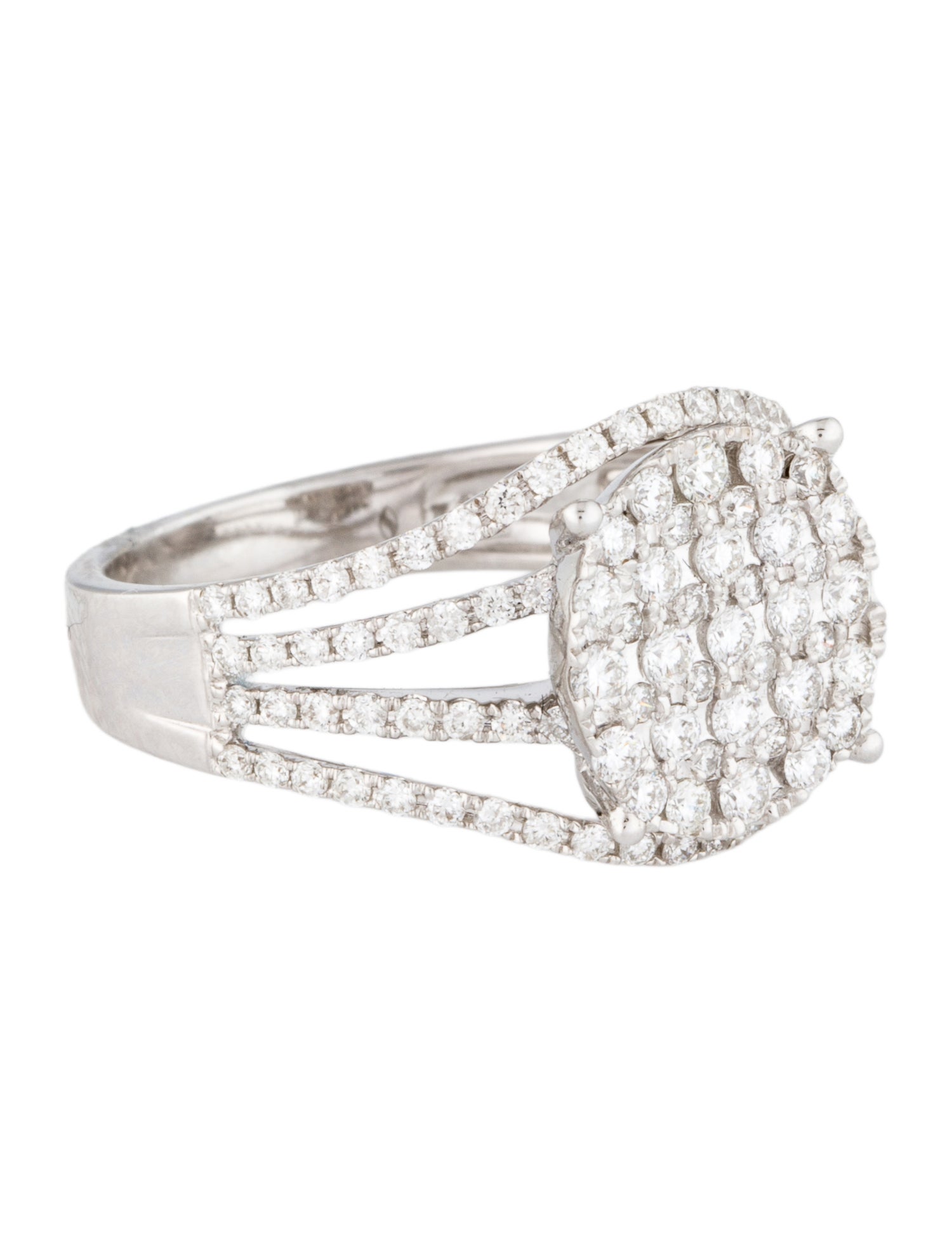 Ring 14K Diamond Cocktail