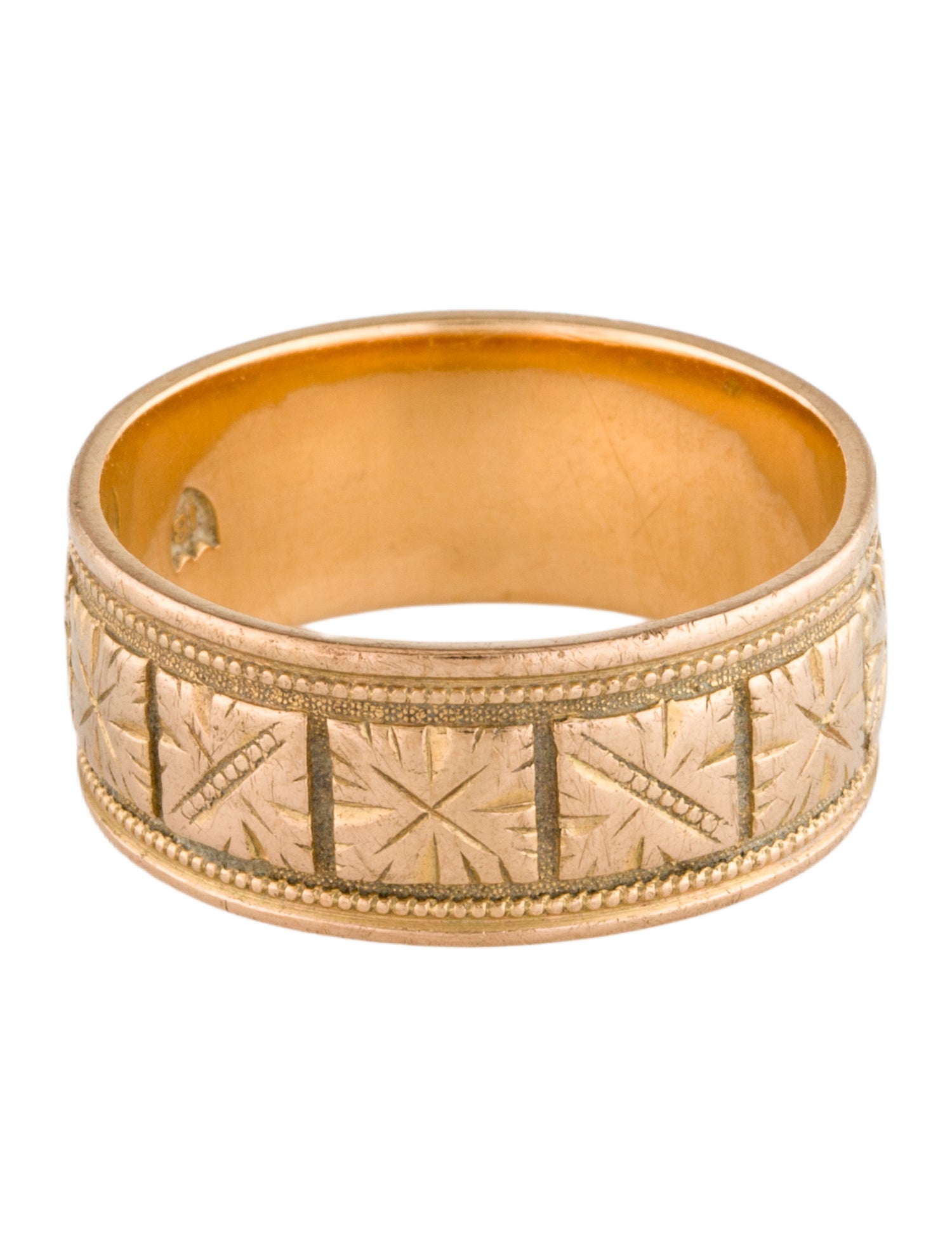 Ring 18K Milgrain Band