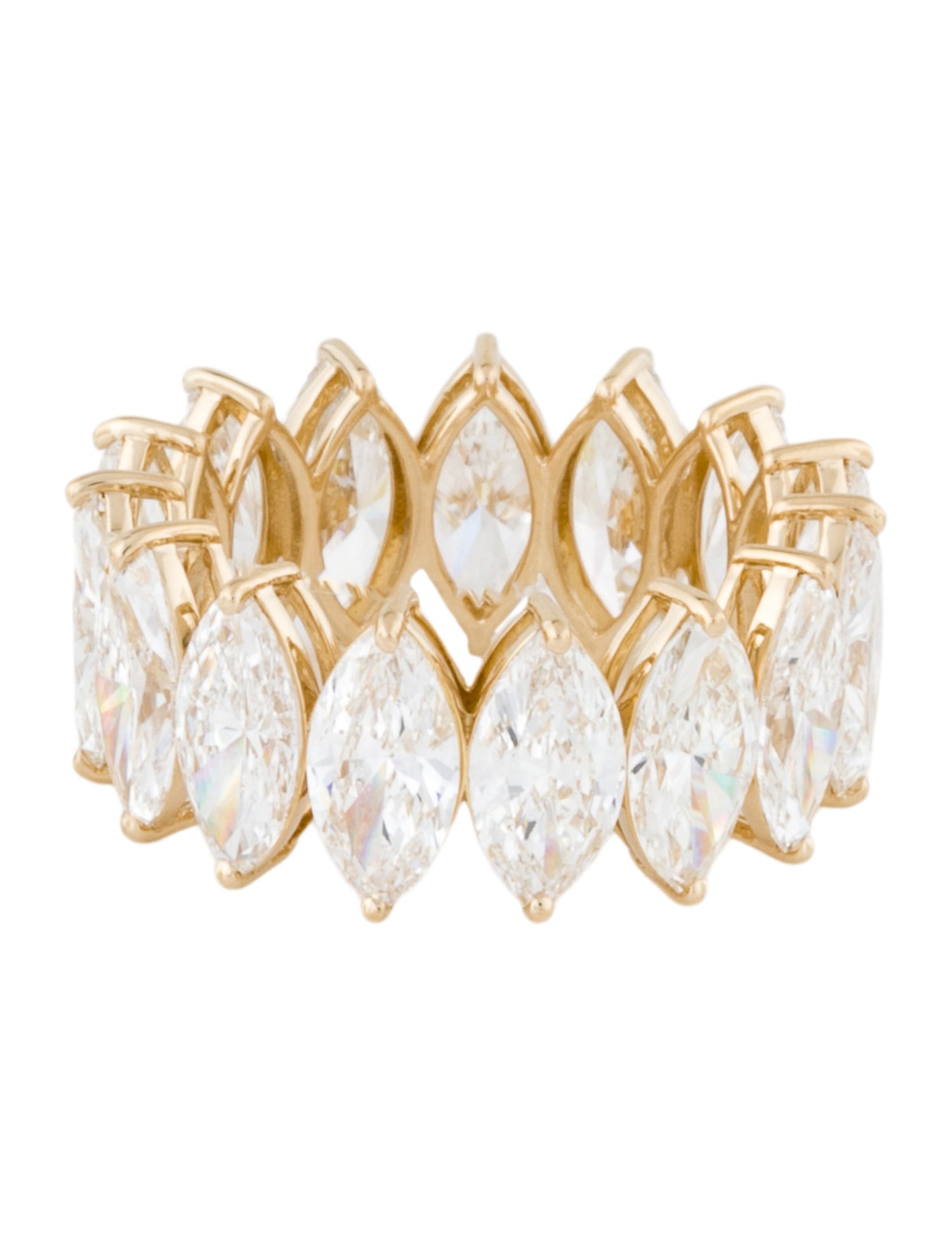 Ring 14K 9.45ctw Lab-Grown Diamond Eternity Band