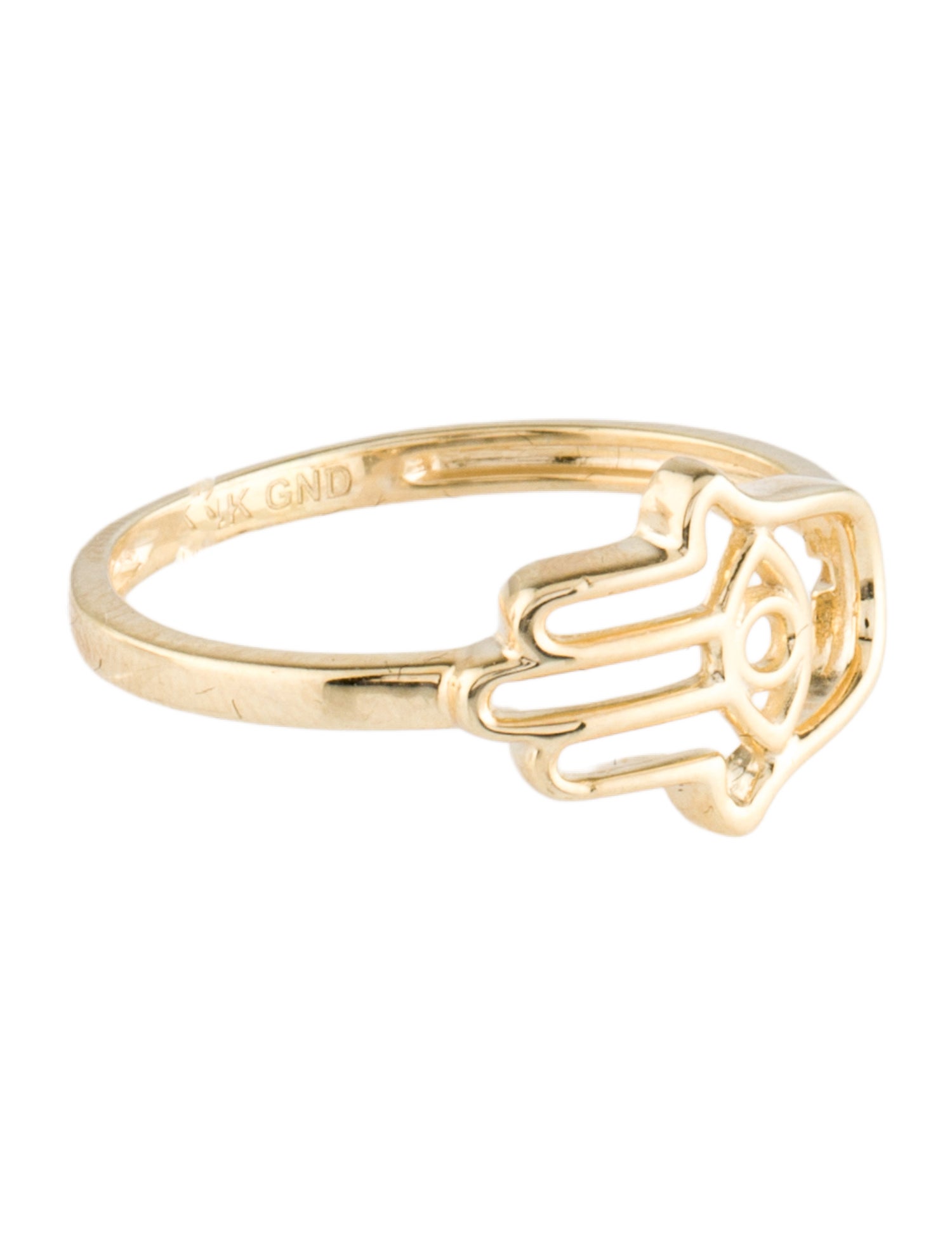 Ring 14K Hamsa Cocktail