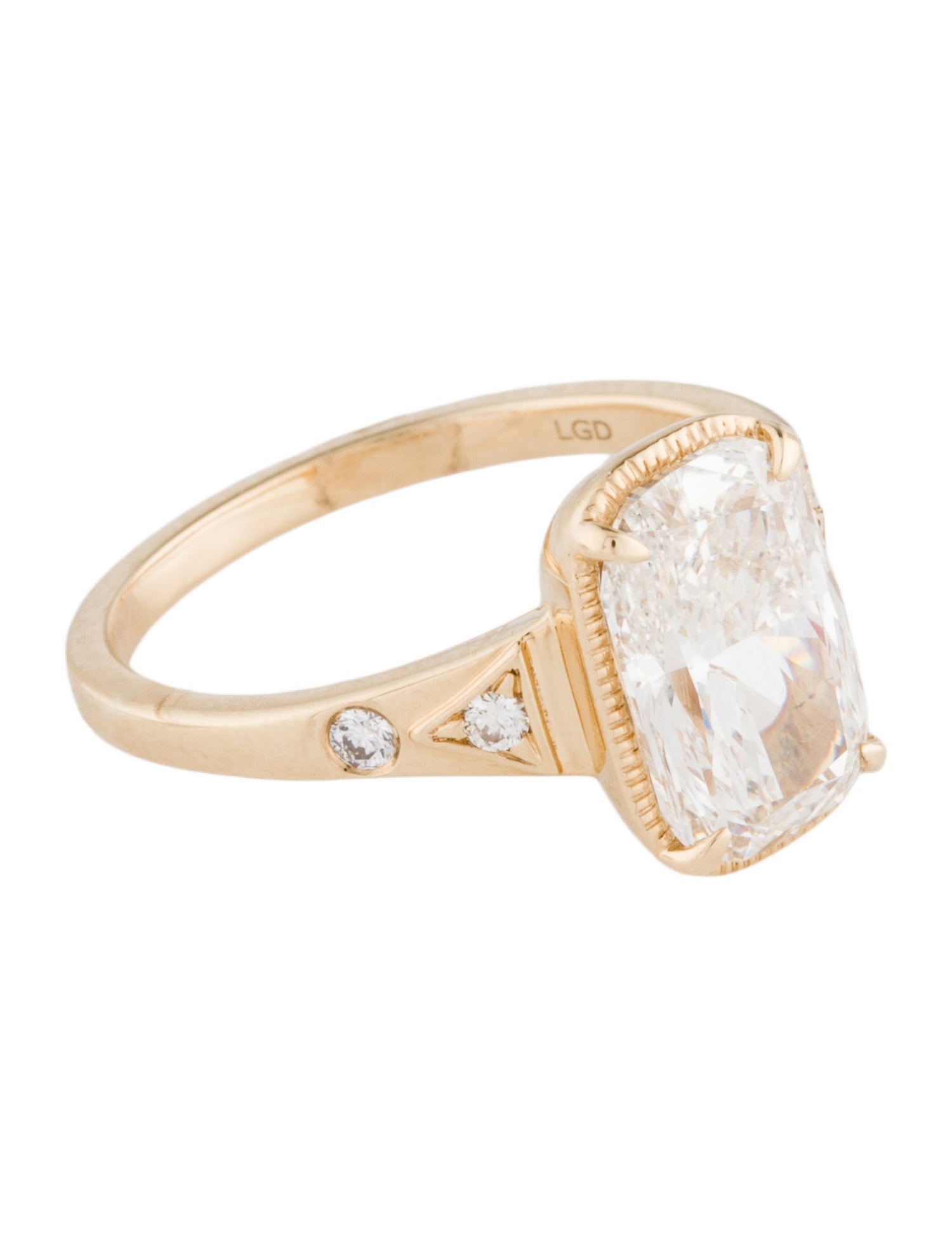 Ring 14K 2.81ct Lab-Grown Diamond Cocktail