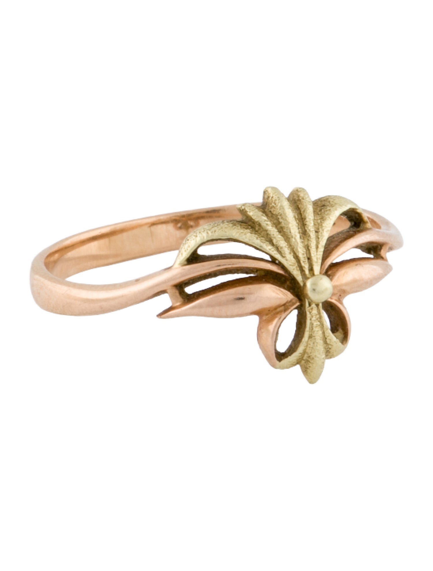 Ring Vintage 14K Le Fleur Cocktail