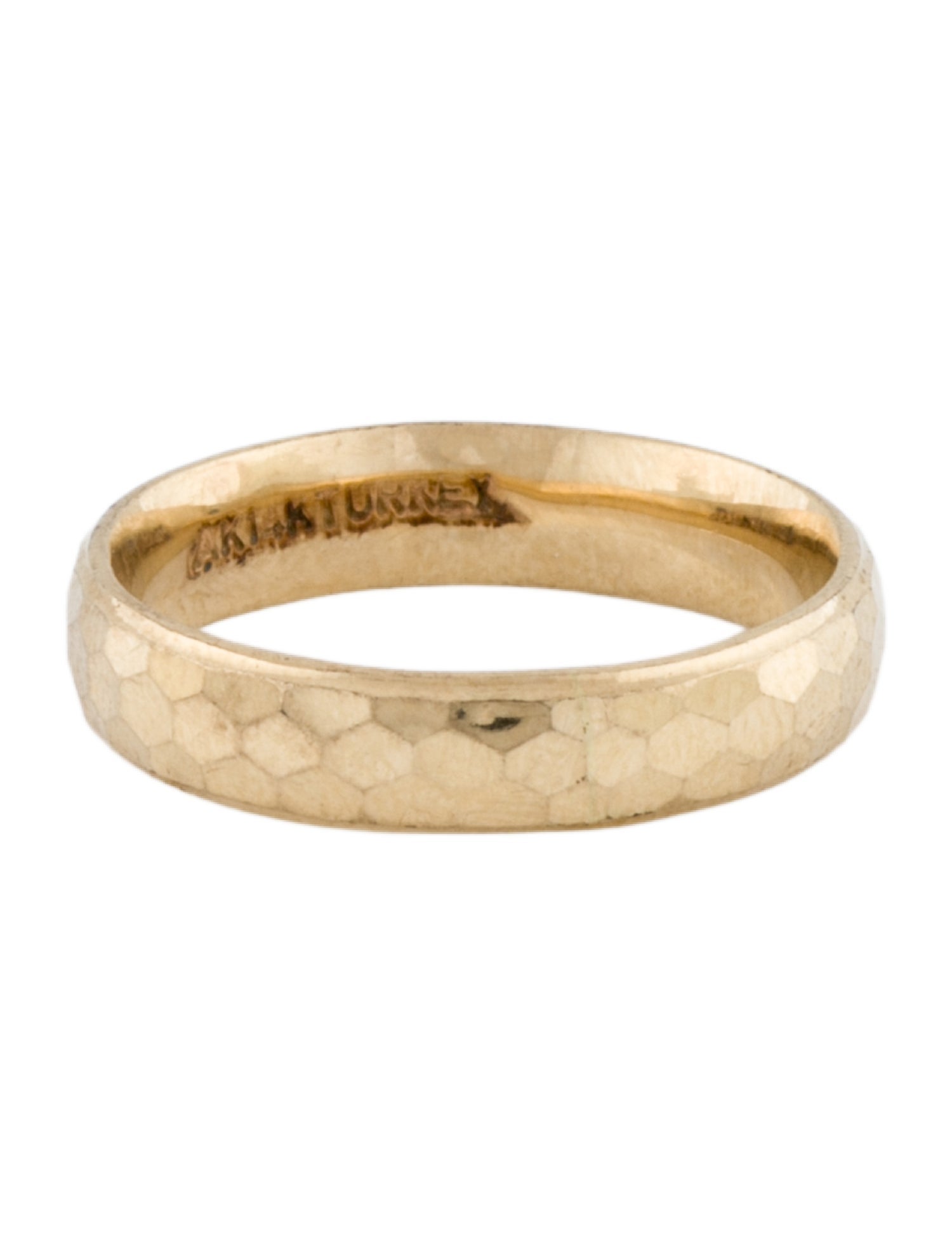Ring 14K Textured Band