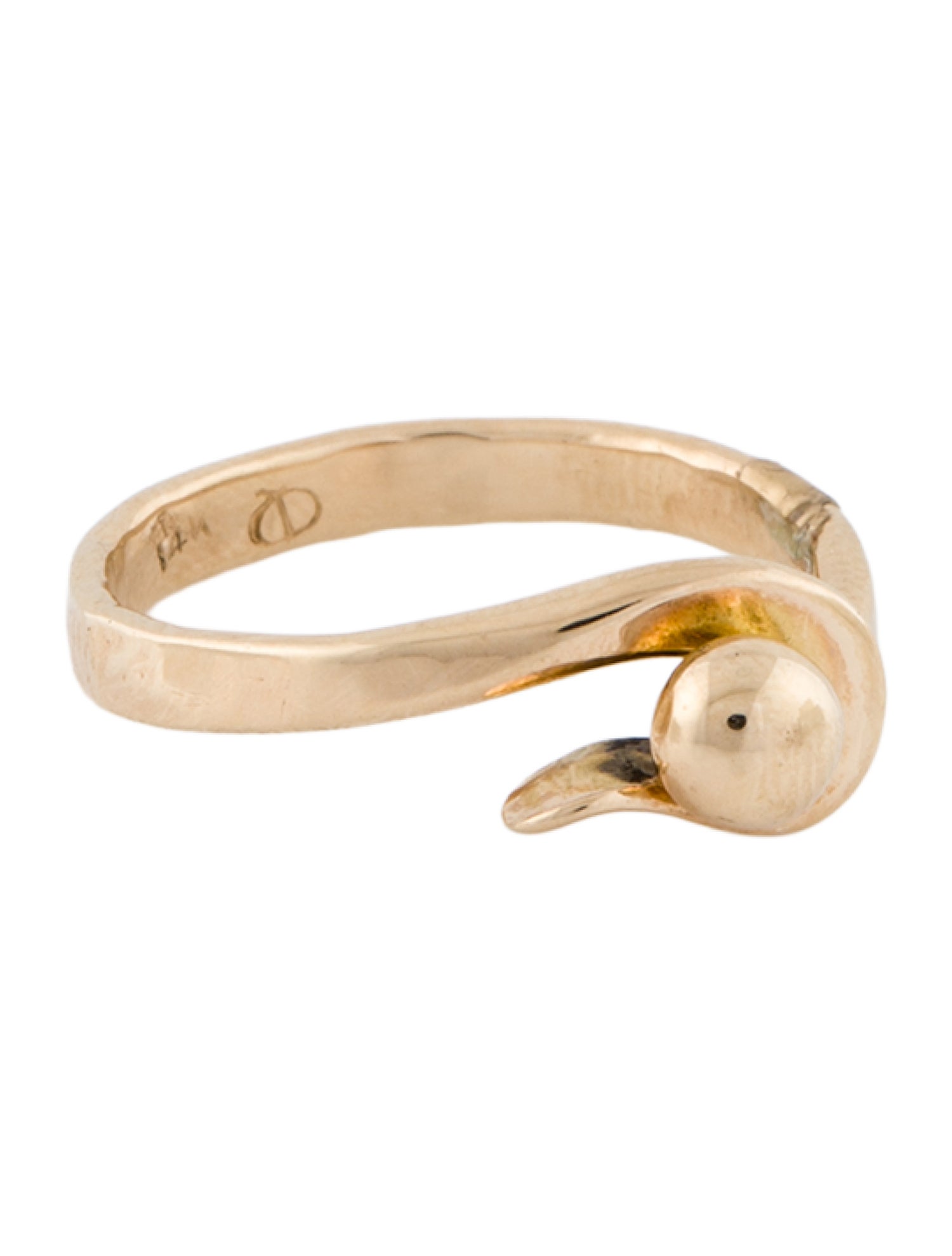 Ring 14K Hook & Eye Cocktail