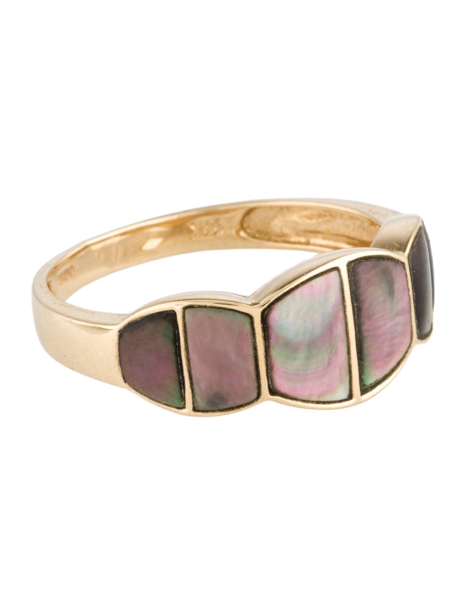 Ring 14K Mother Of Pearl Band
