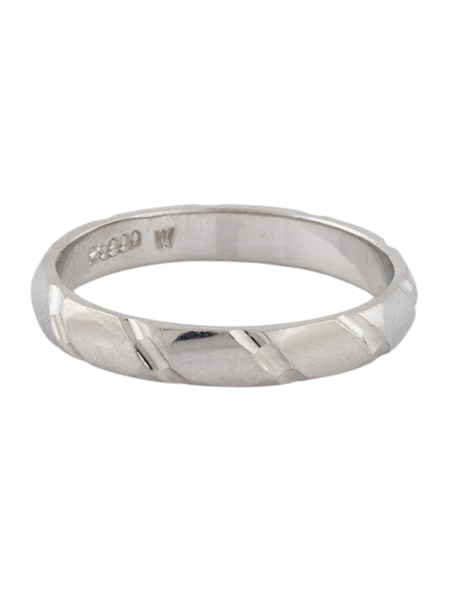 Ring Platinum Groove Band