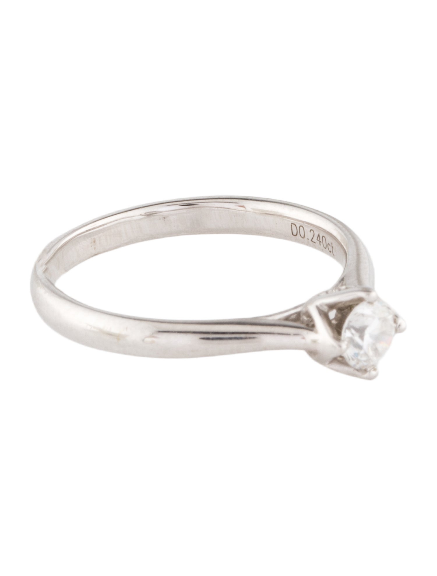 Ring 18K Diamond Solitaire Engagement