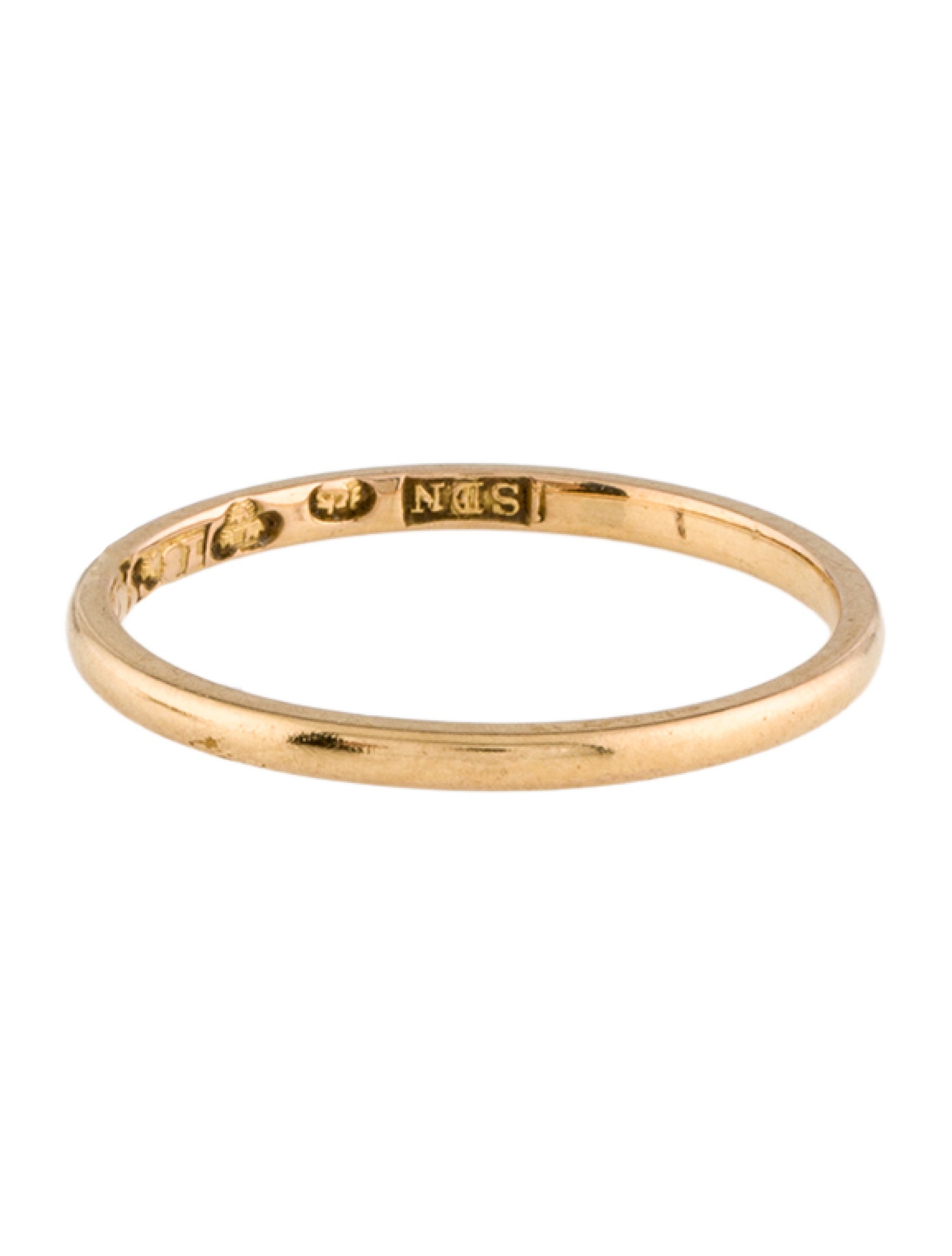 Ring Vintage 18K Stackable Band