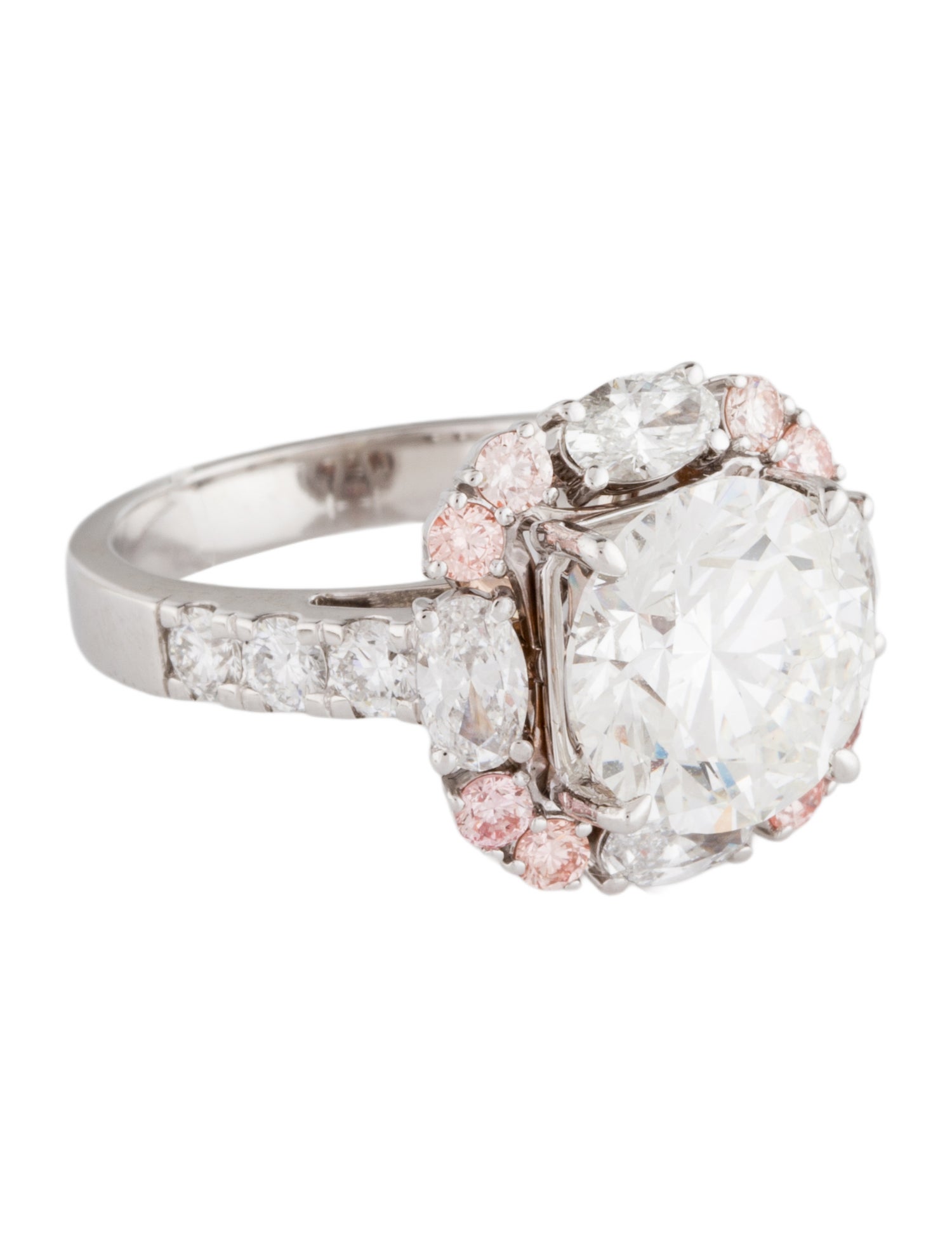 Ring 14K 3.91ct Lab-Grown Diamond Cocktail