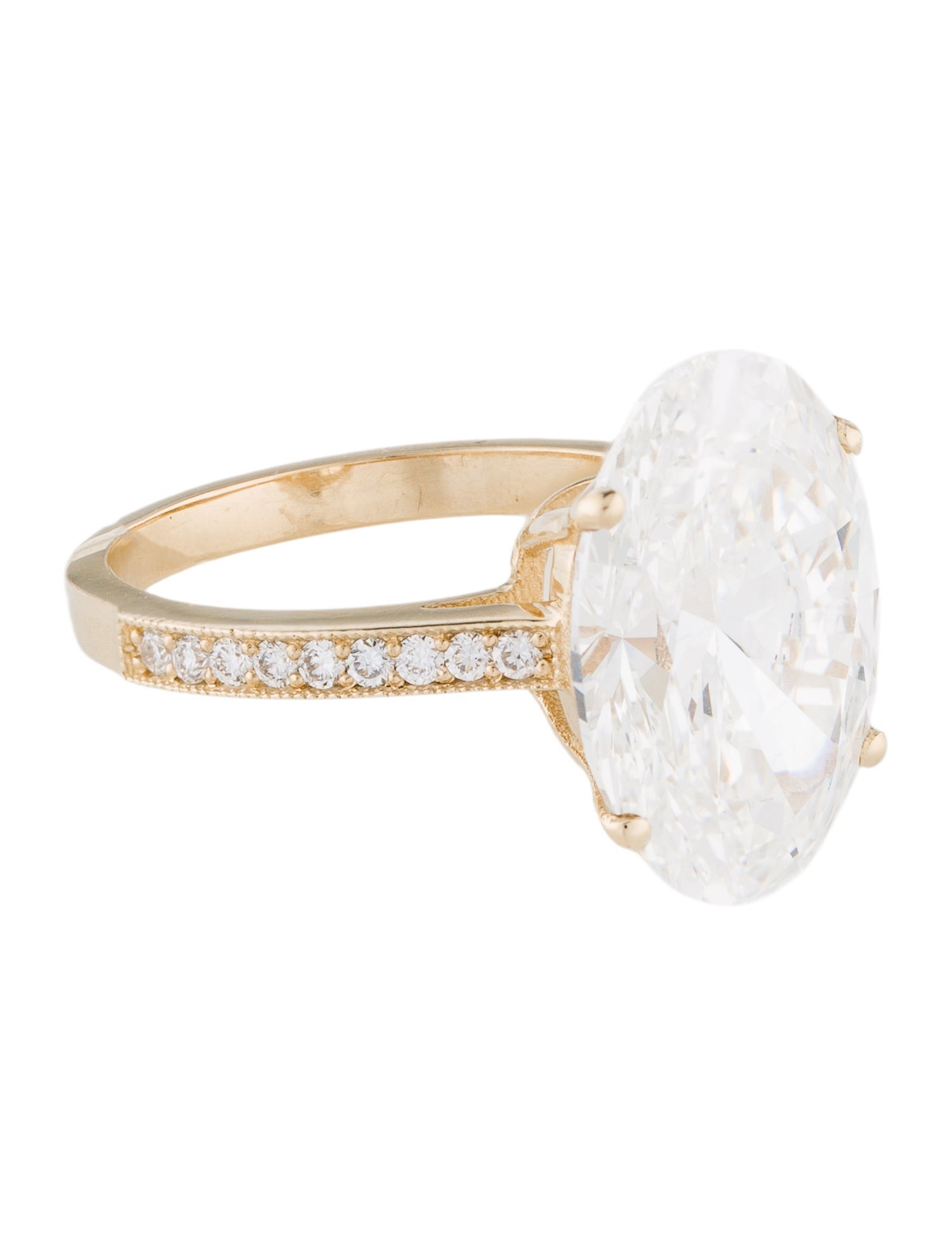 Ring 8.10ct Lab-Grown Diamond Engagement