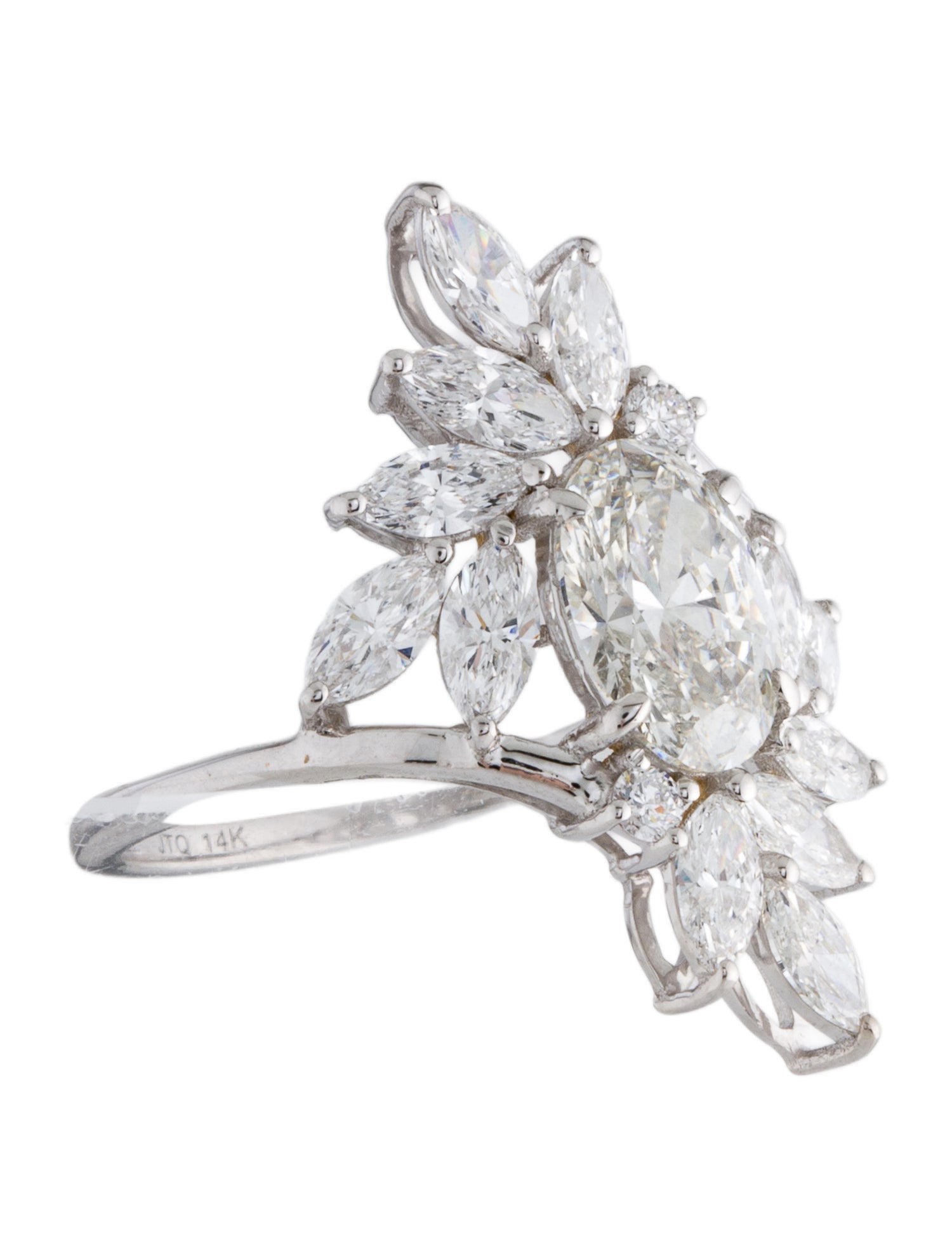 Ring 14K 2.96ctw Lab-Grown Diamond Cocktail