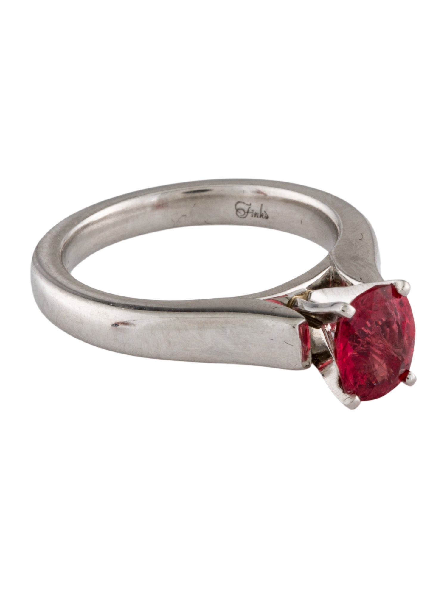 Ring Platinum 1.00ct Spinel Cocktail