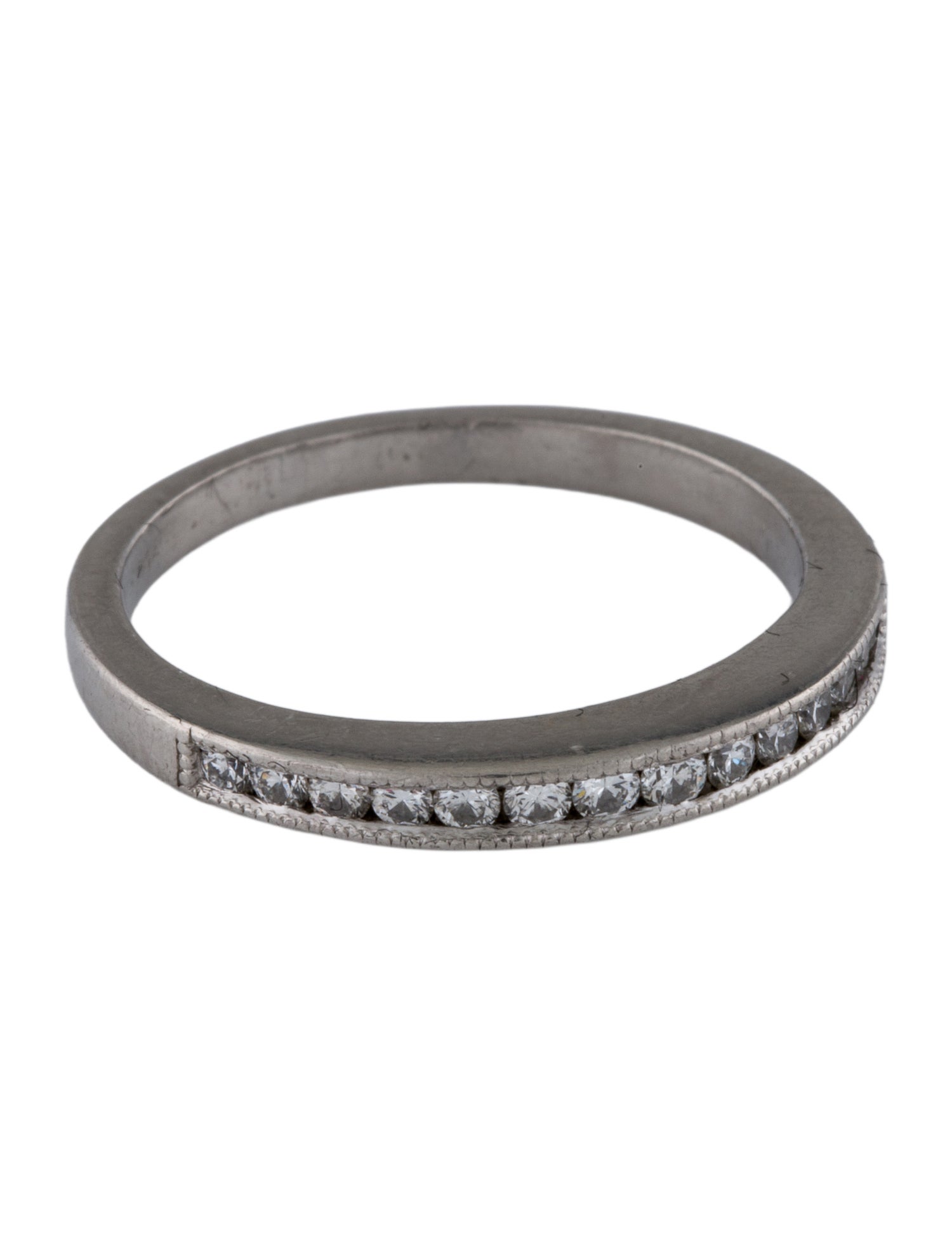 Ring Platinum Diamond Wedding Band