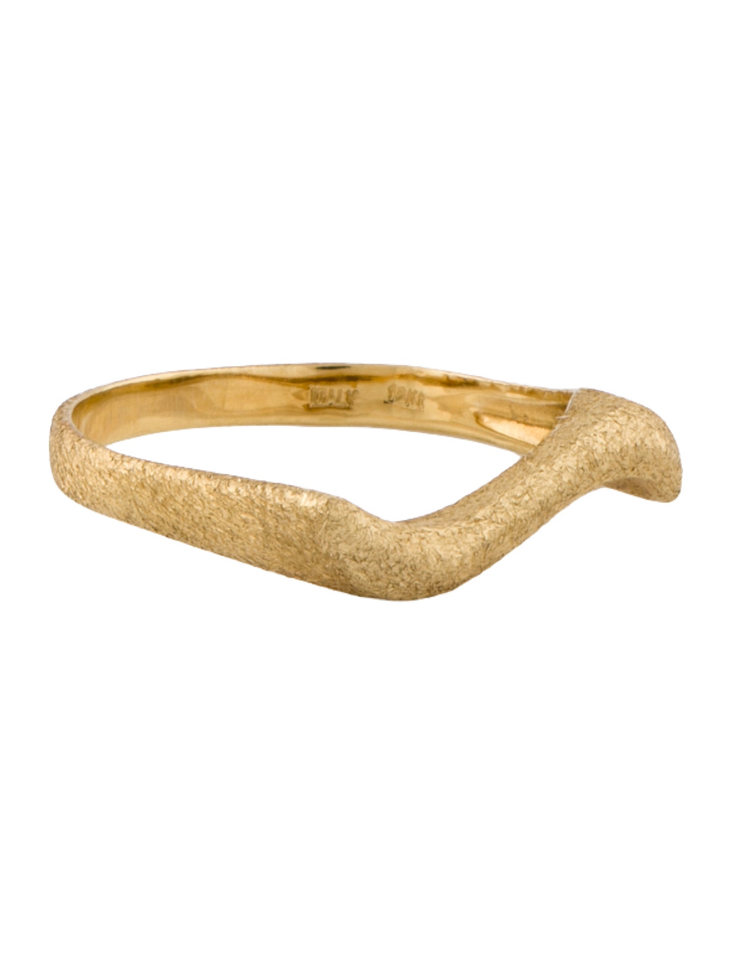 Ring 14K Wavy Band