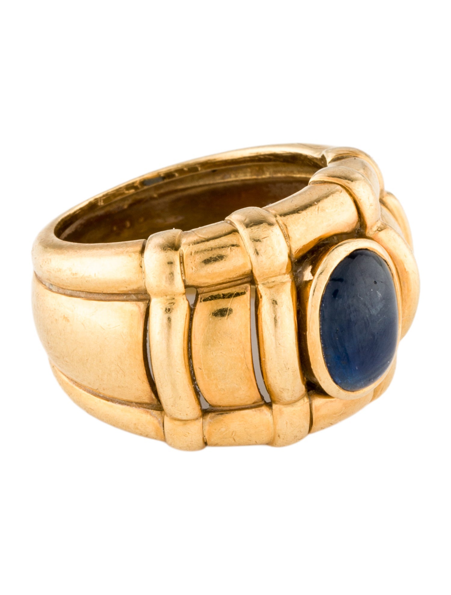 Ring 18K 2.02ct Sapphire Cocktail