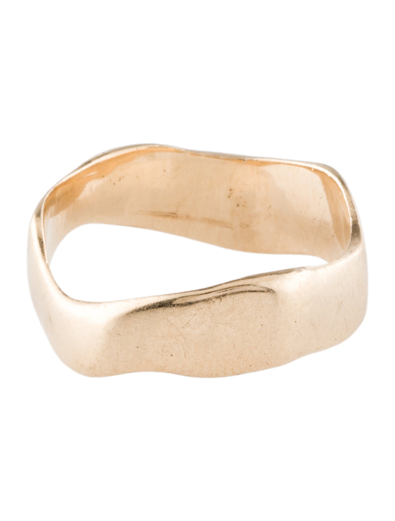 Ring 10K Wavy Band