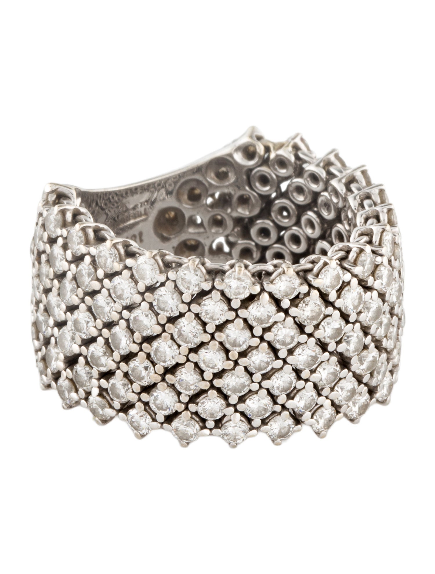 Hidalgo Enamel & Diamond Ring Set - Band, Rings - HID20196 | The RealReal