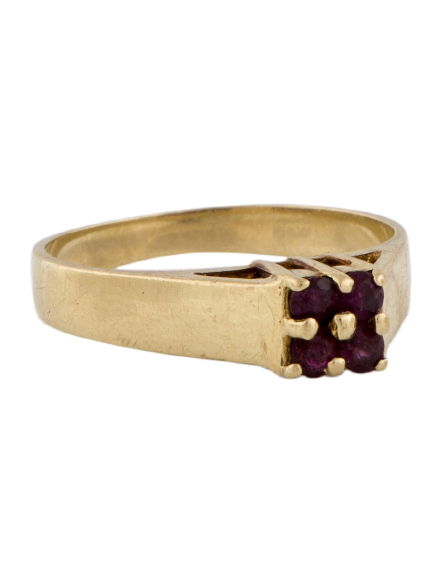 Ring 14K Ruby Cocktail