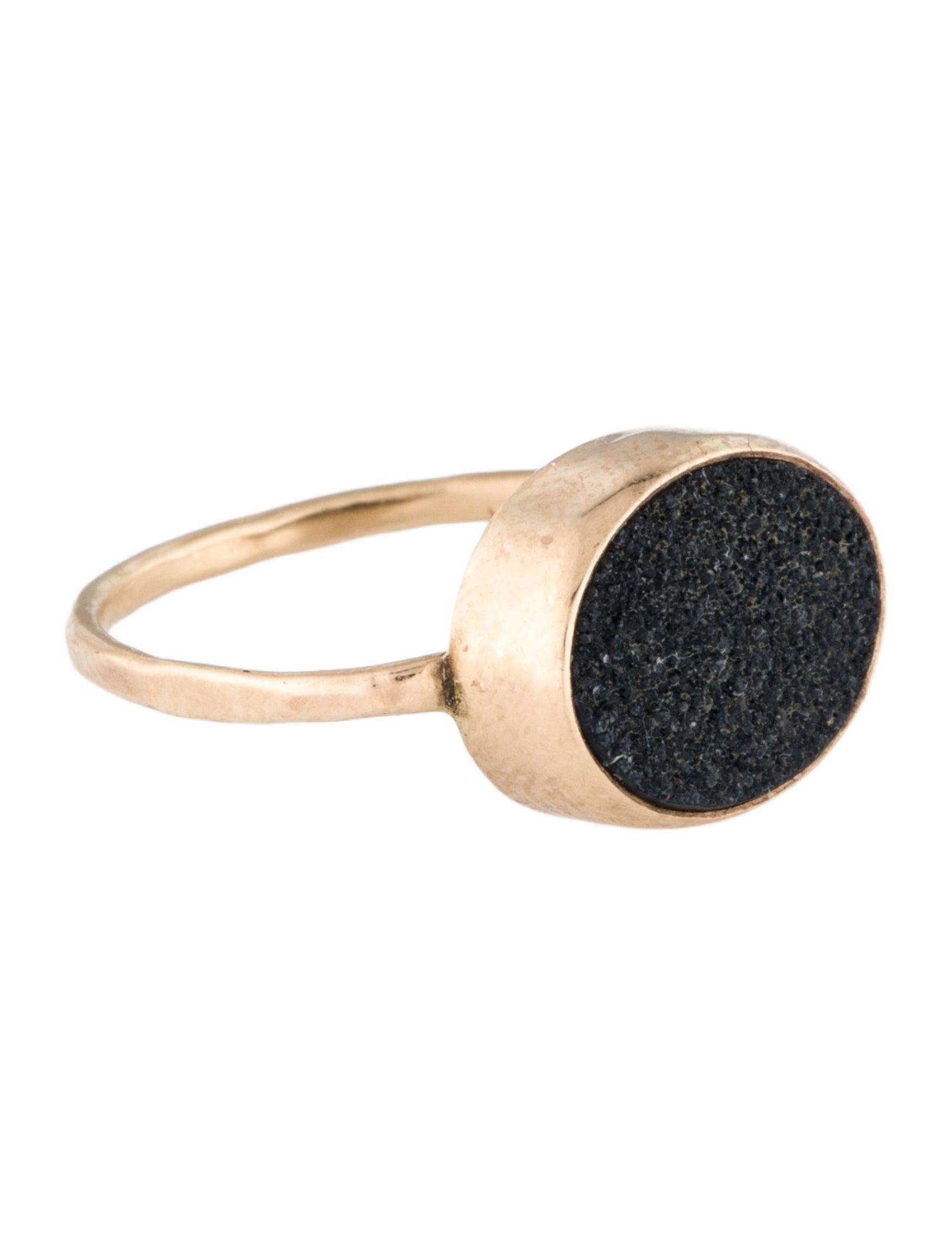 Ring 14K Druzy Cocktail