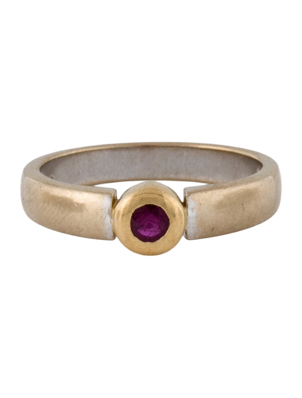Two-Tone Ruby Ring - image 3