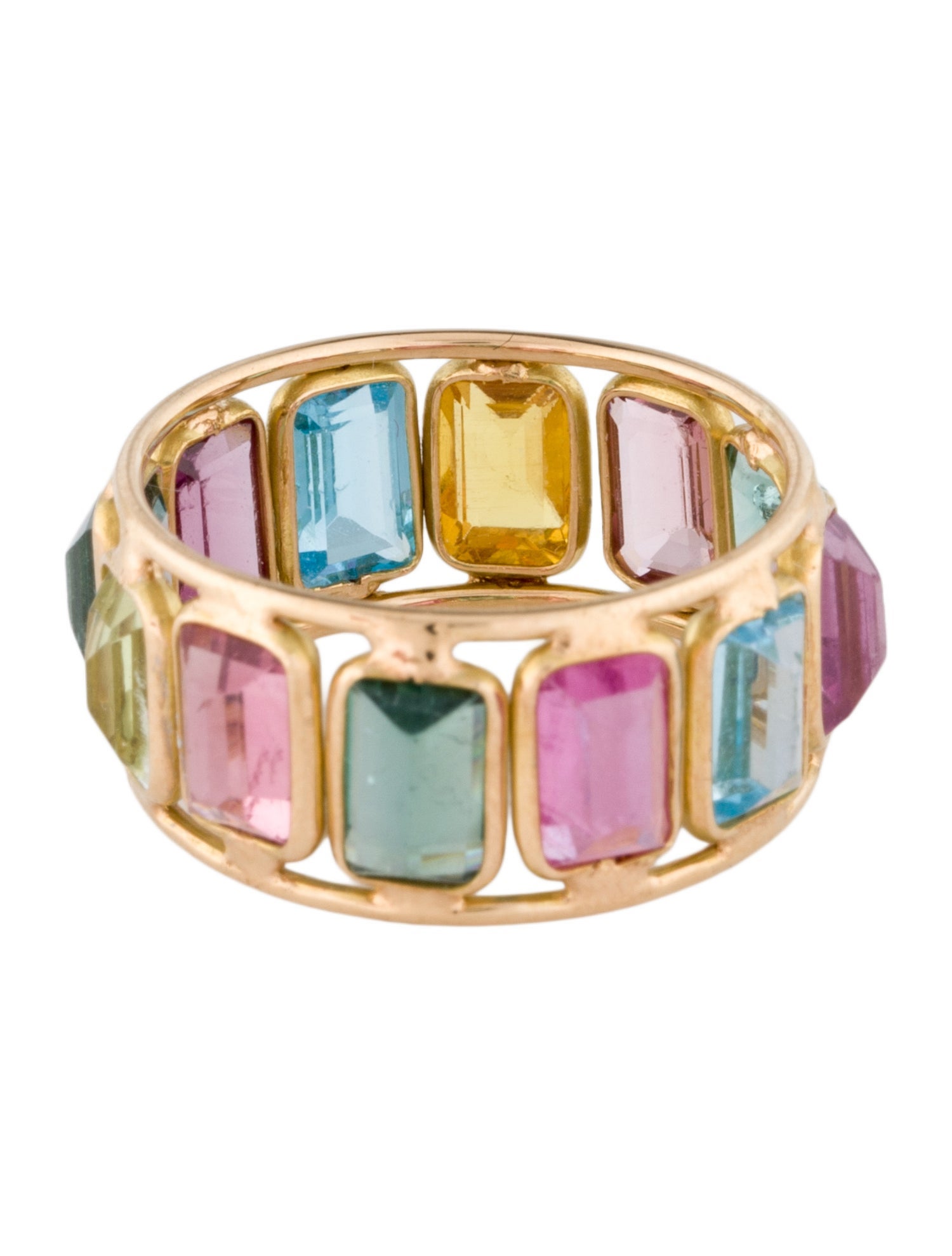 Ring 18K Multistone Band