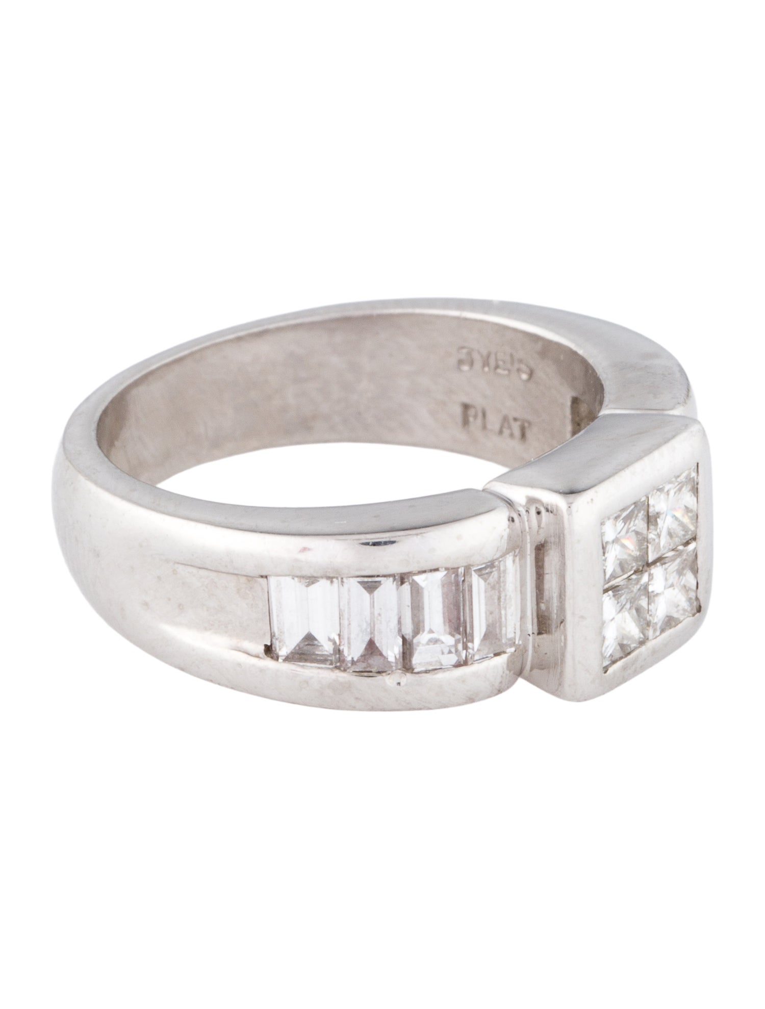 Ring Platinum 1.26ctw Diamond Band