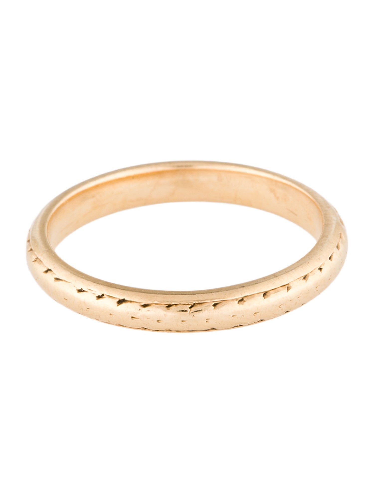Ring 14K Textured Band