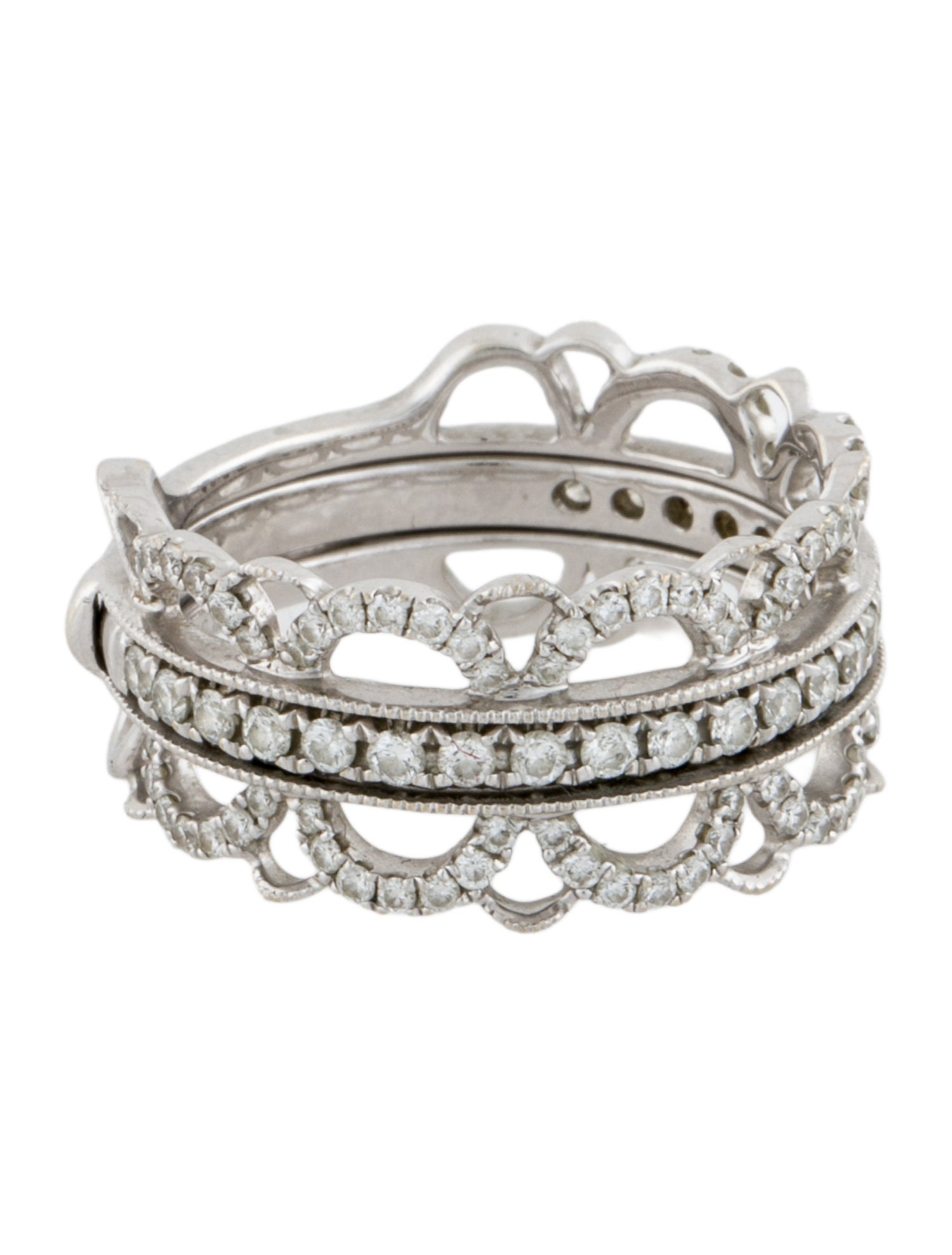 Ring 14K Diamond Stacking