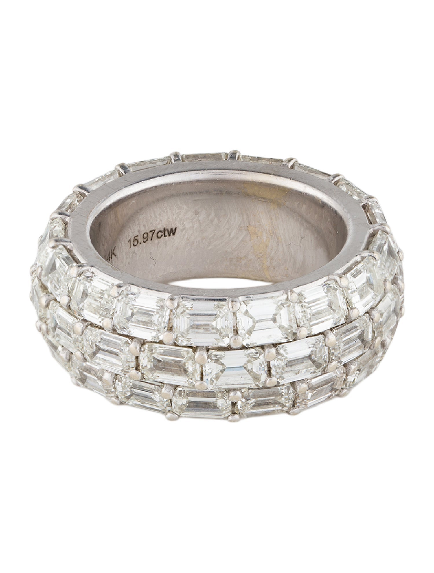Ring 14K 15.97ctw Diamond Eternity Band