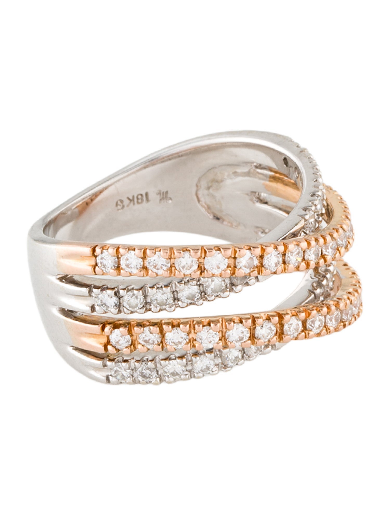 Ring 18K Two-Tone Diamond