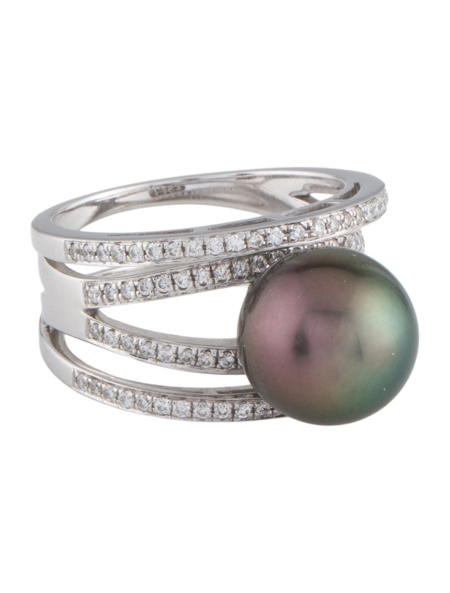 Ring 14K Pearl & Diamond