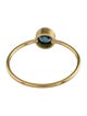 Ring 18K Sapphire Stackable Ring