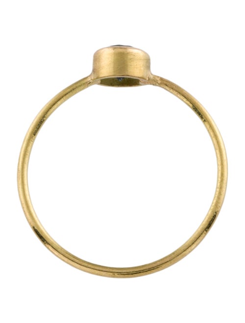 Ring 18K Sapphire Stackable Ring