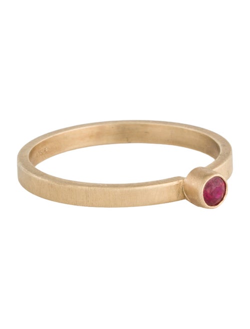 Ring 14K Ruby Stackable Band