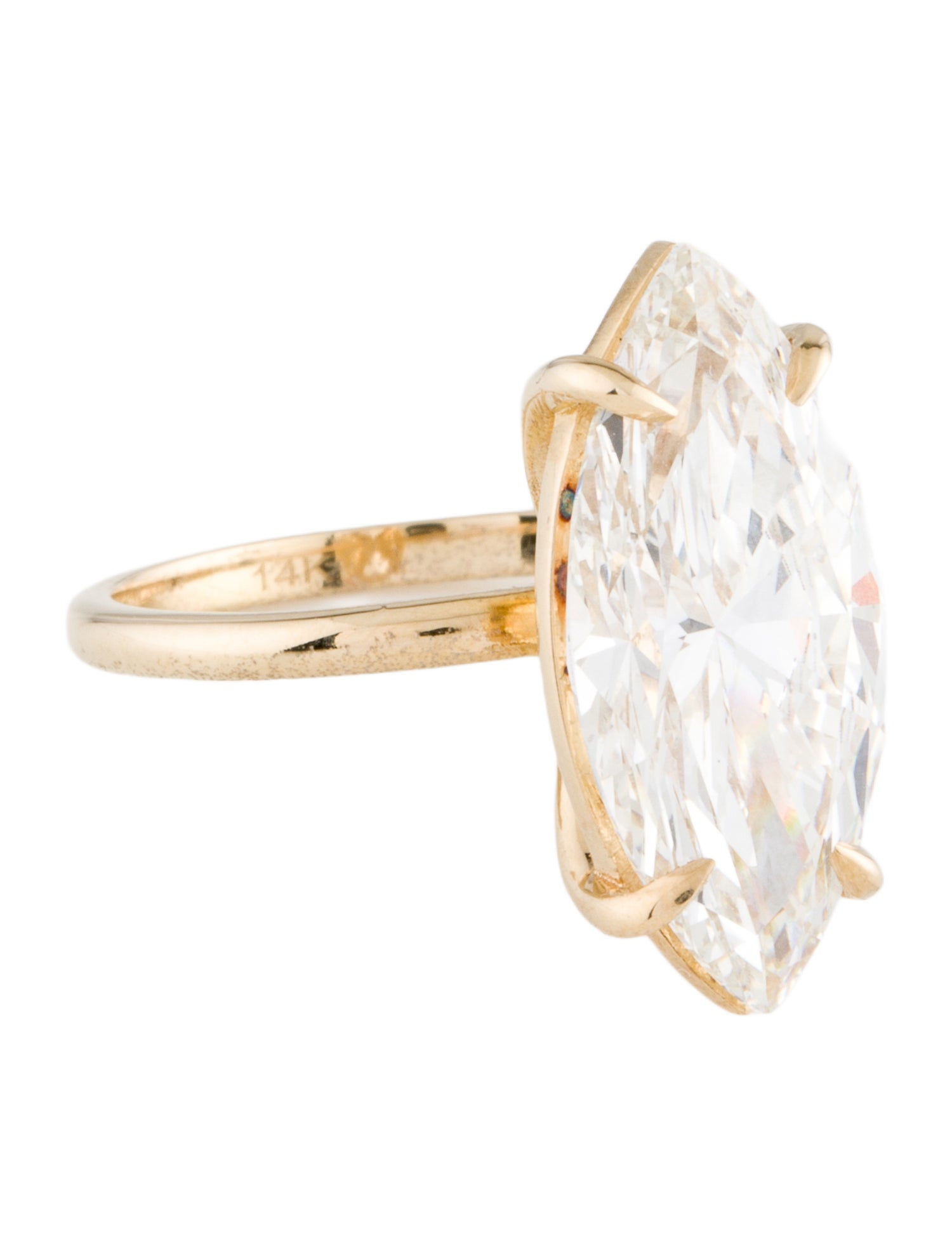 Ring 6.38ct Lab-Grown Diamond Engagement
