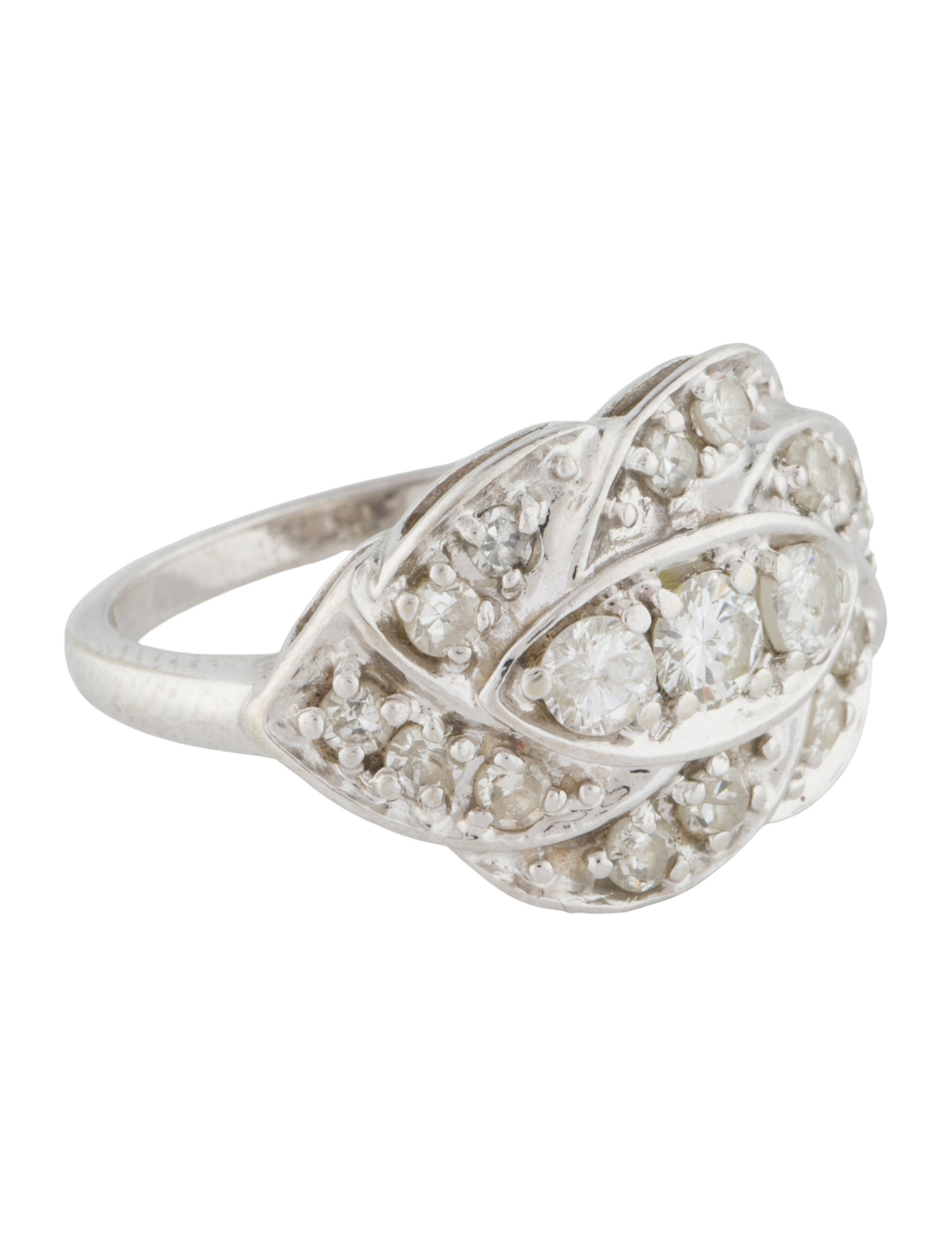 Ring 14K Diamond Cocktail