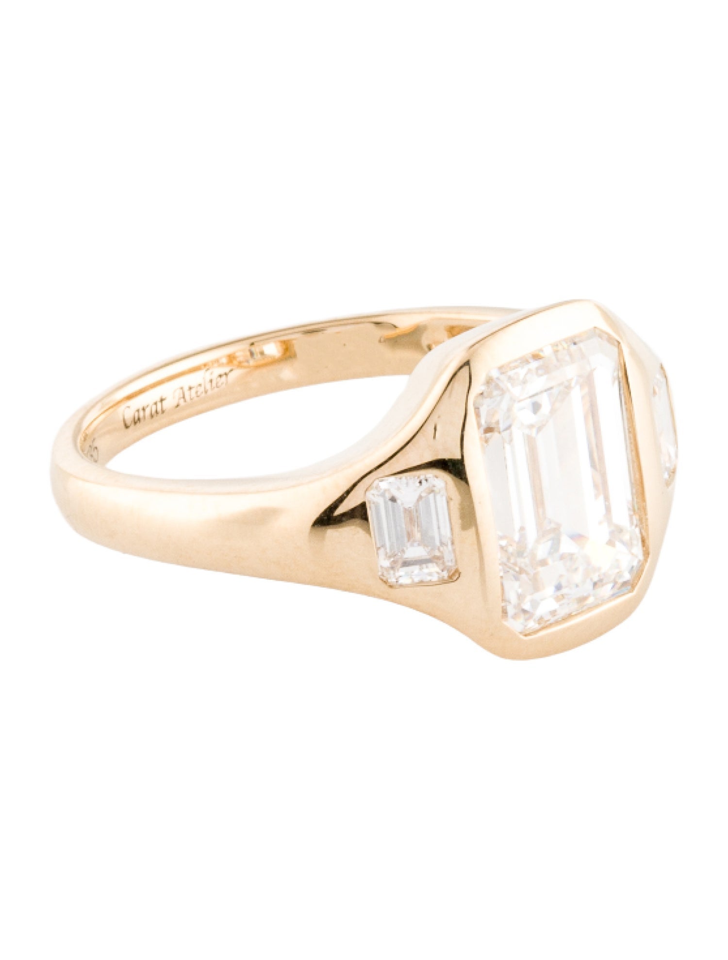 Ring Carat Atelier 14K 3.00Ct Lab-Grown Diamond Engagement
