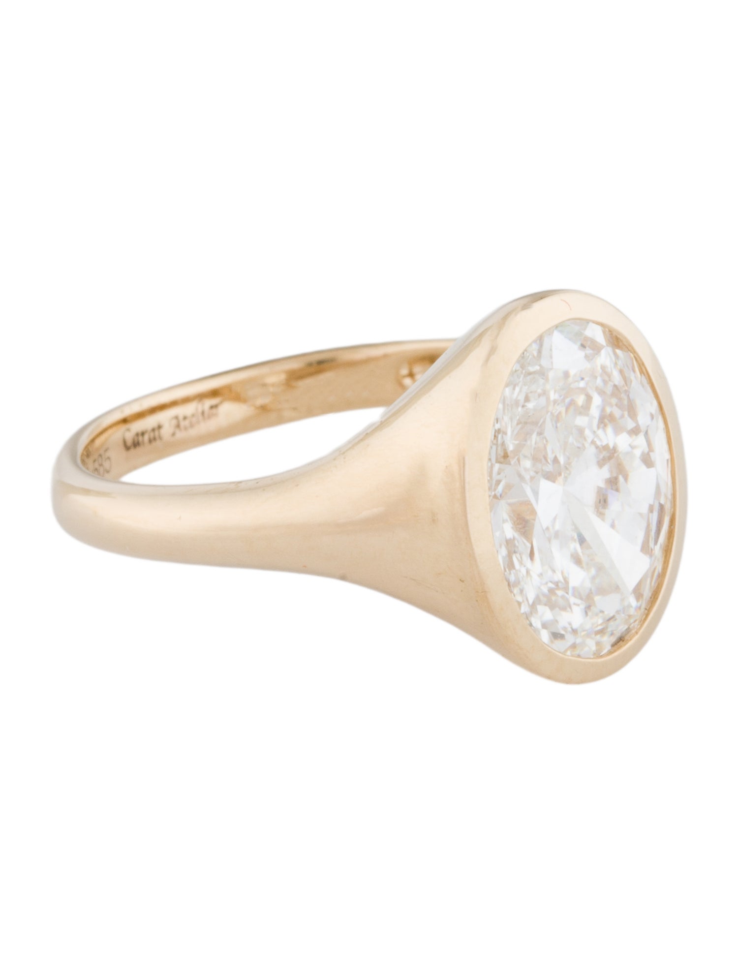 Ring Carat Atelier 14K 3.07ct Lab-Grown Diamond Engagement