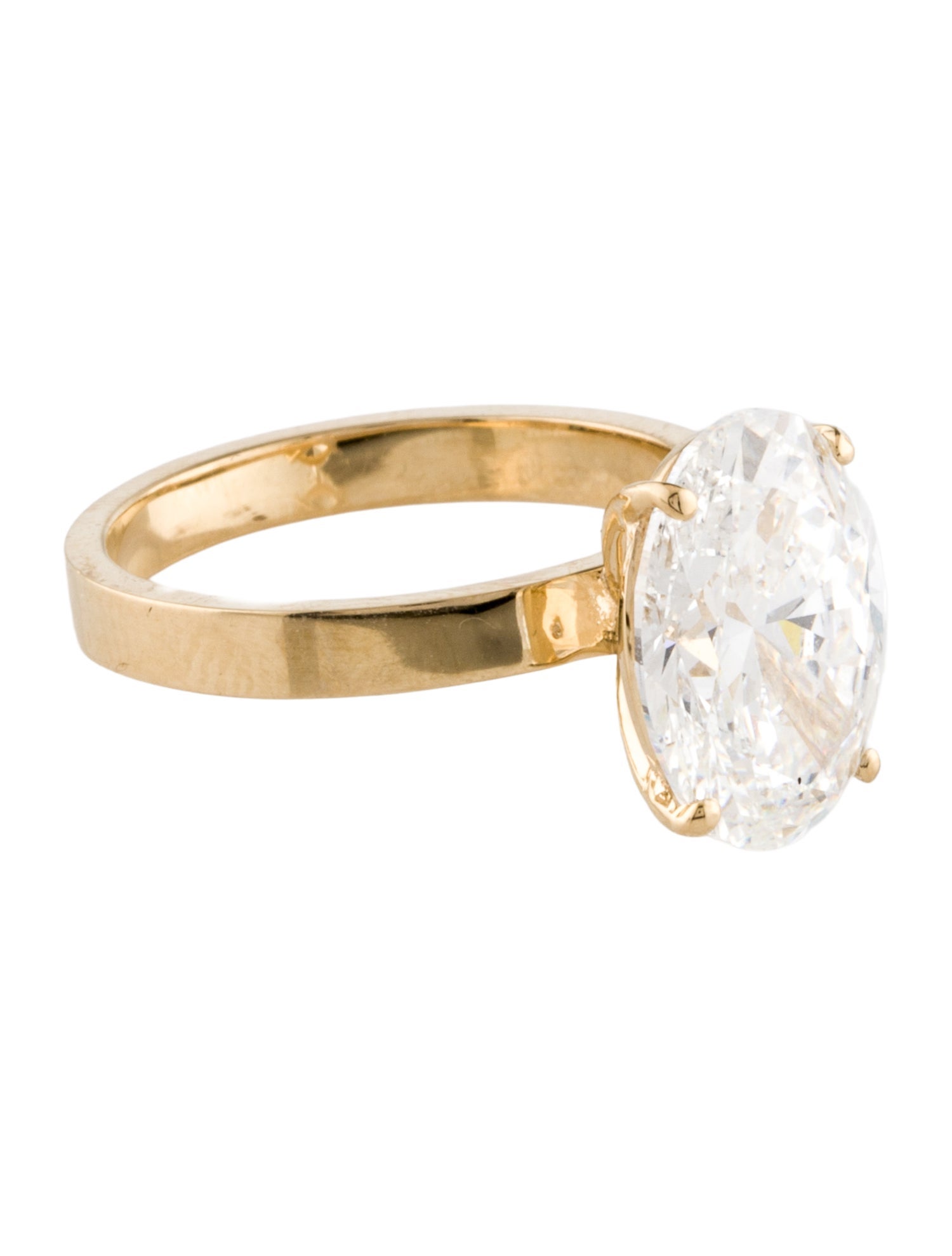 Ring 14K 5.01ct Lab Grown Diamond Engagement