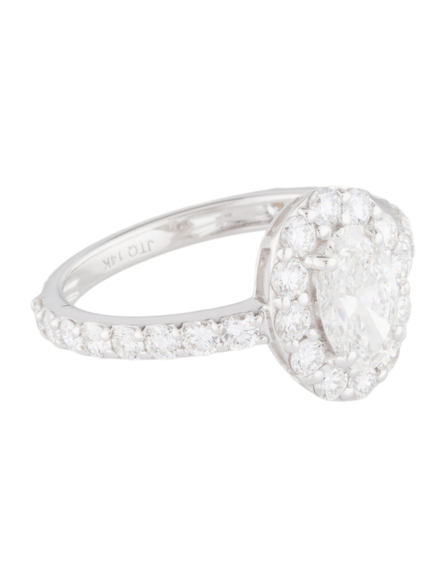 Ring 14K 2.13ctw Lab-Grown Diamond Engagement Ring