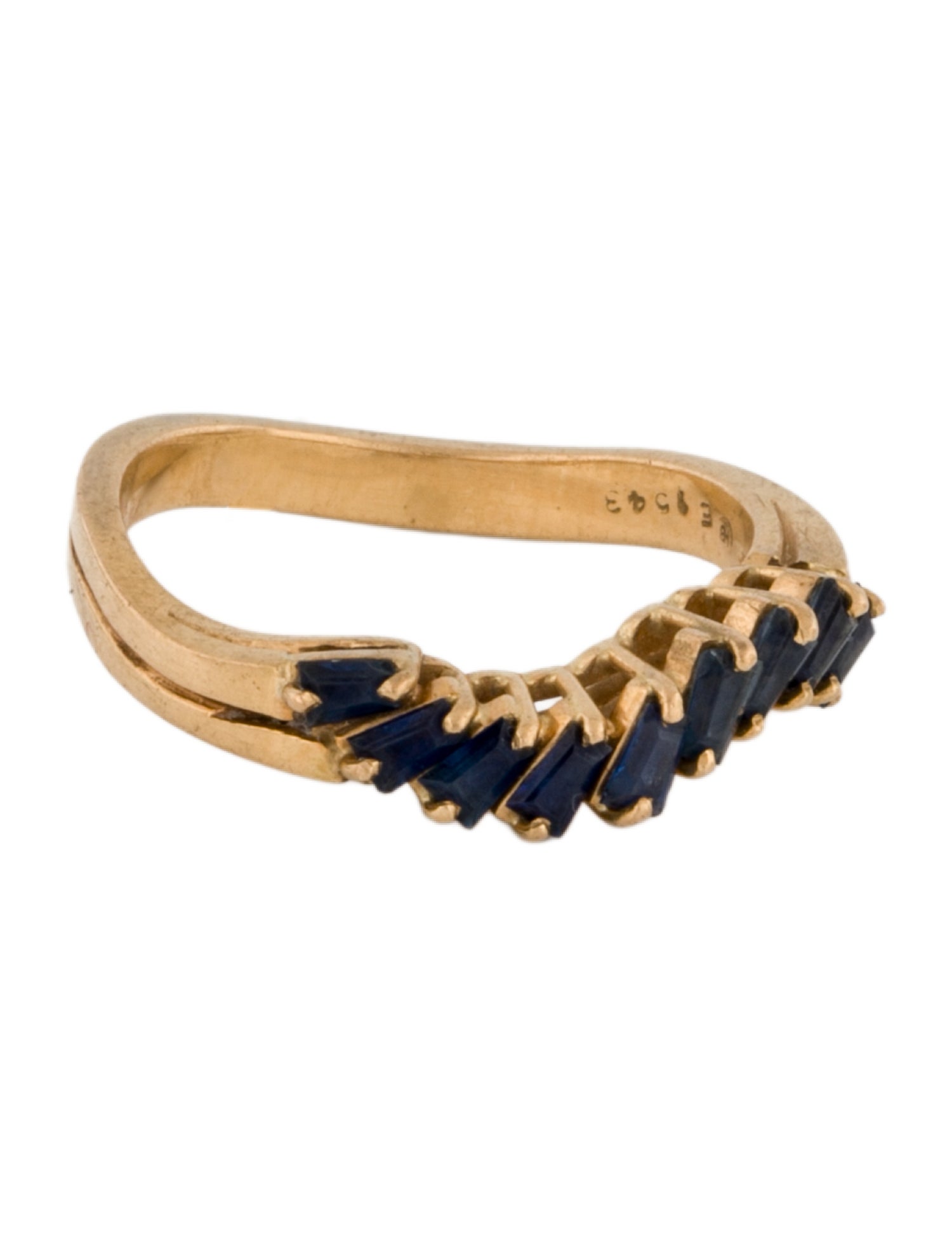 Gucci 18K Link to Love Striped Ring - Band, Rings - GUC1689302