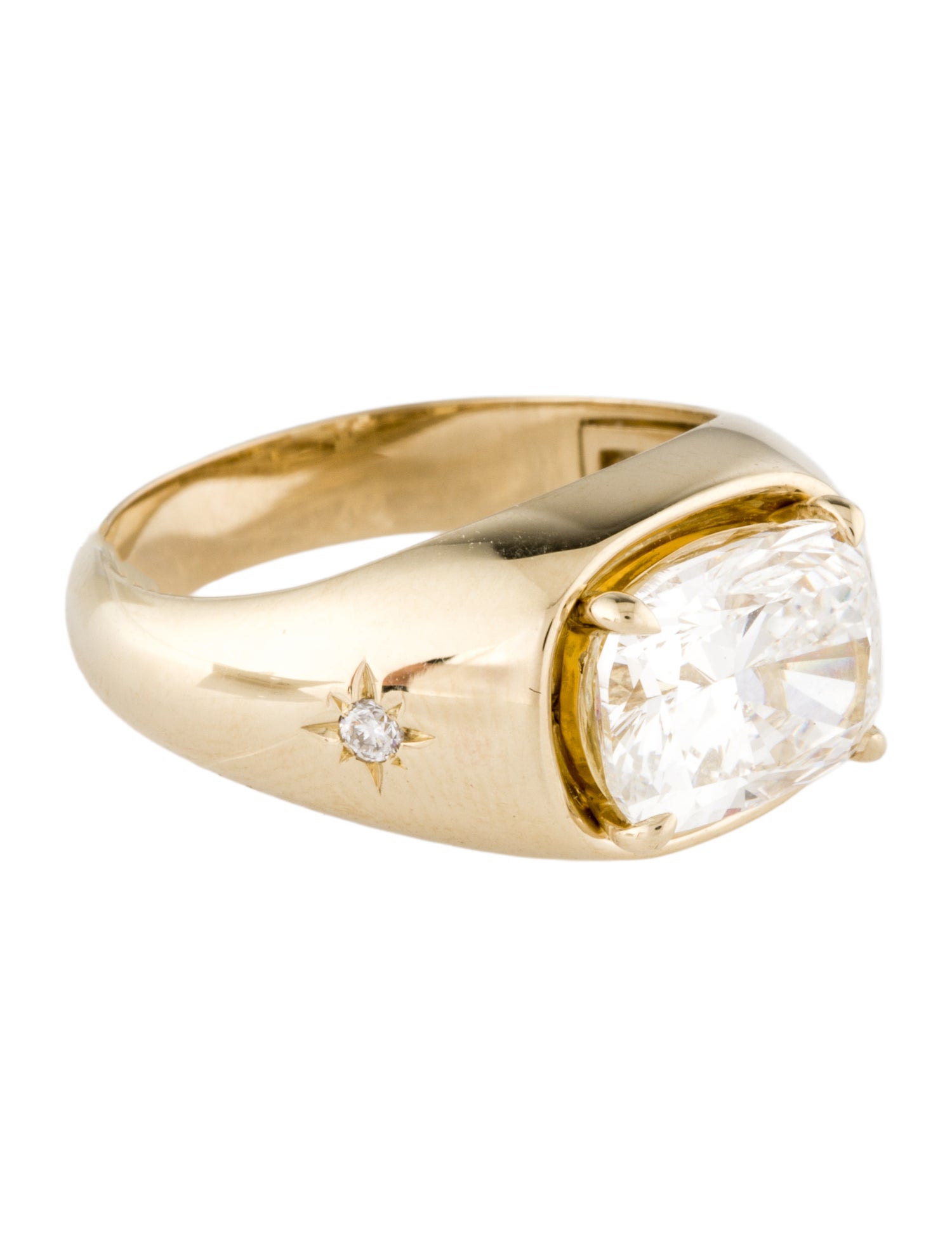 Ring 14K 3.03ct Lab-Grown Diamond Cocktail