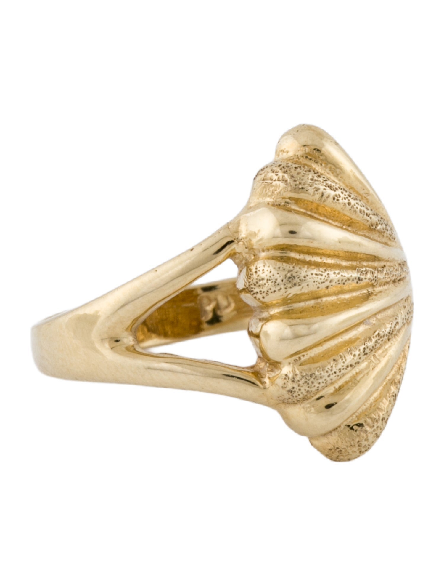 Ring 14K Seashell Cocktail
