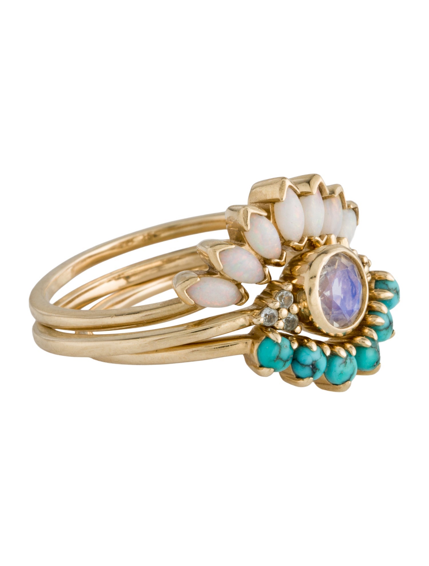 Ring 14K Multistone Set